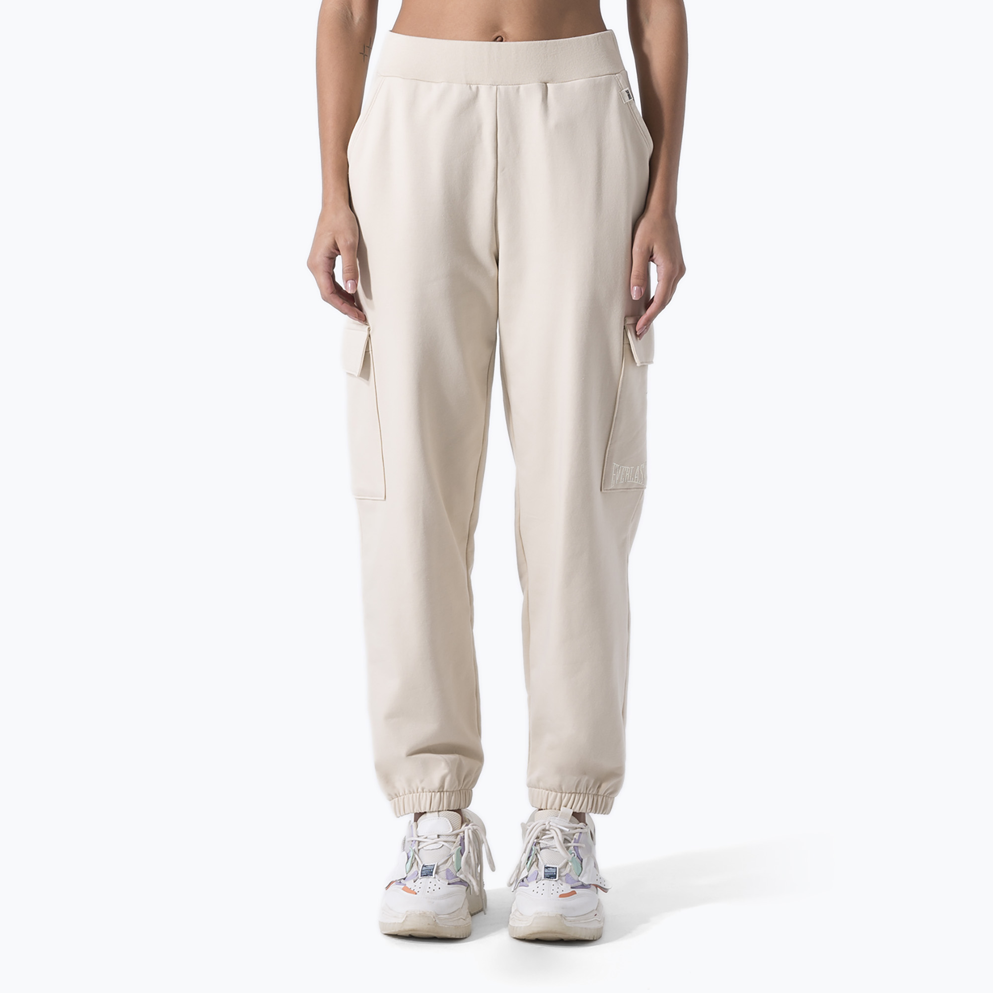 Dámske tréningové nohavice Everlast Leisure Cargo light beige (Leisure Cargo 37W537D81-1P00)