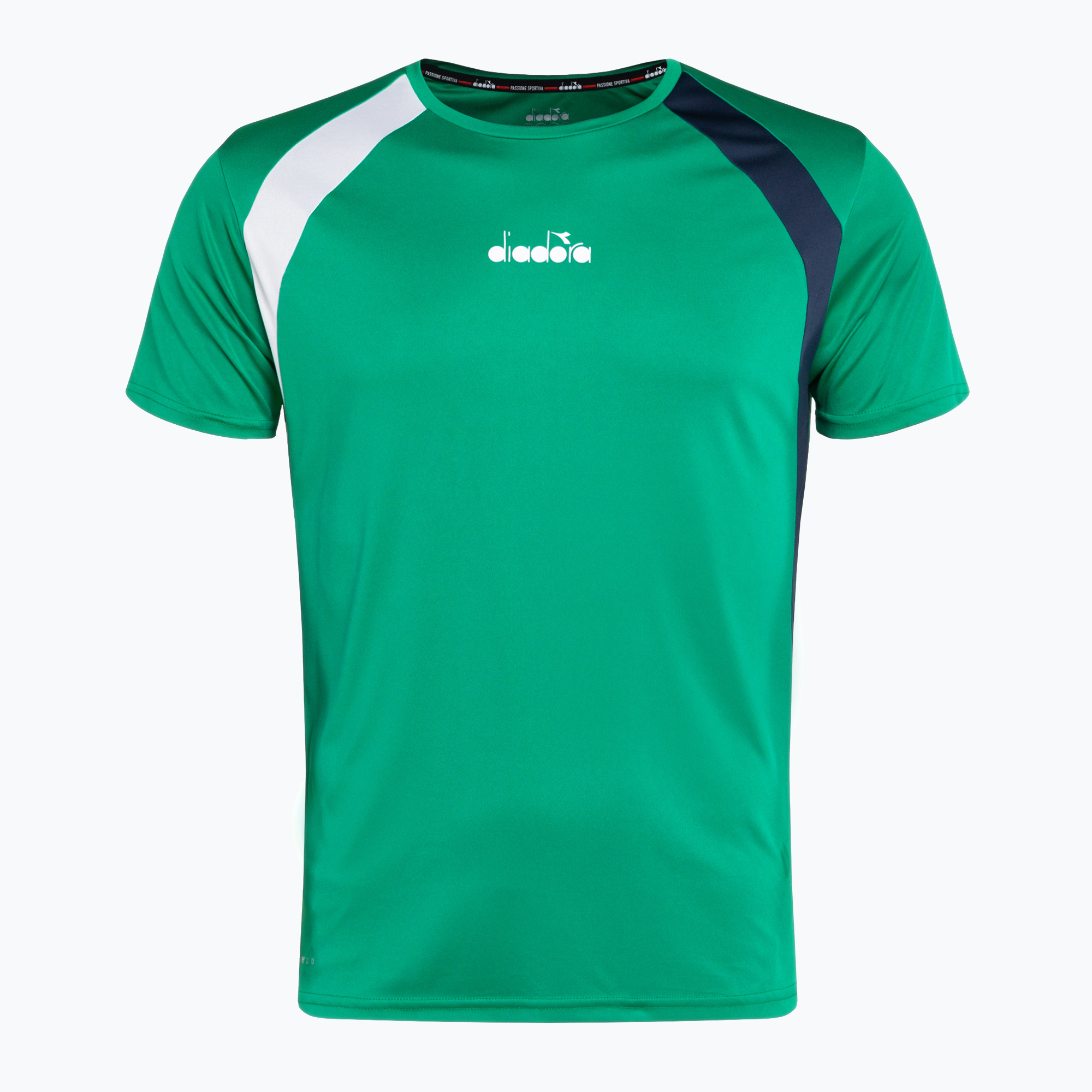 Pánske tenisové tričko Diadora SS TS zelené DD-12.179124-7134