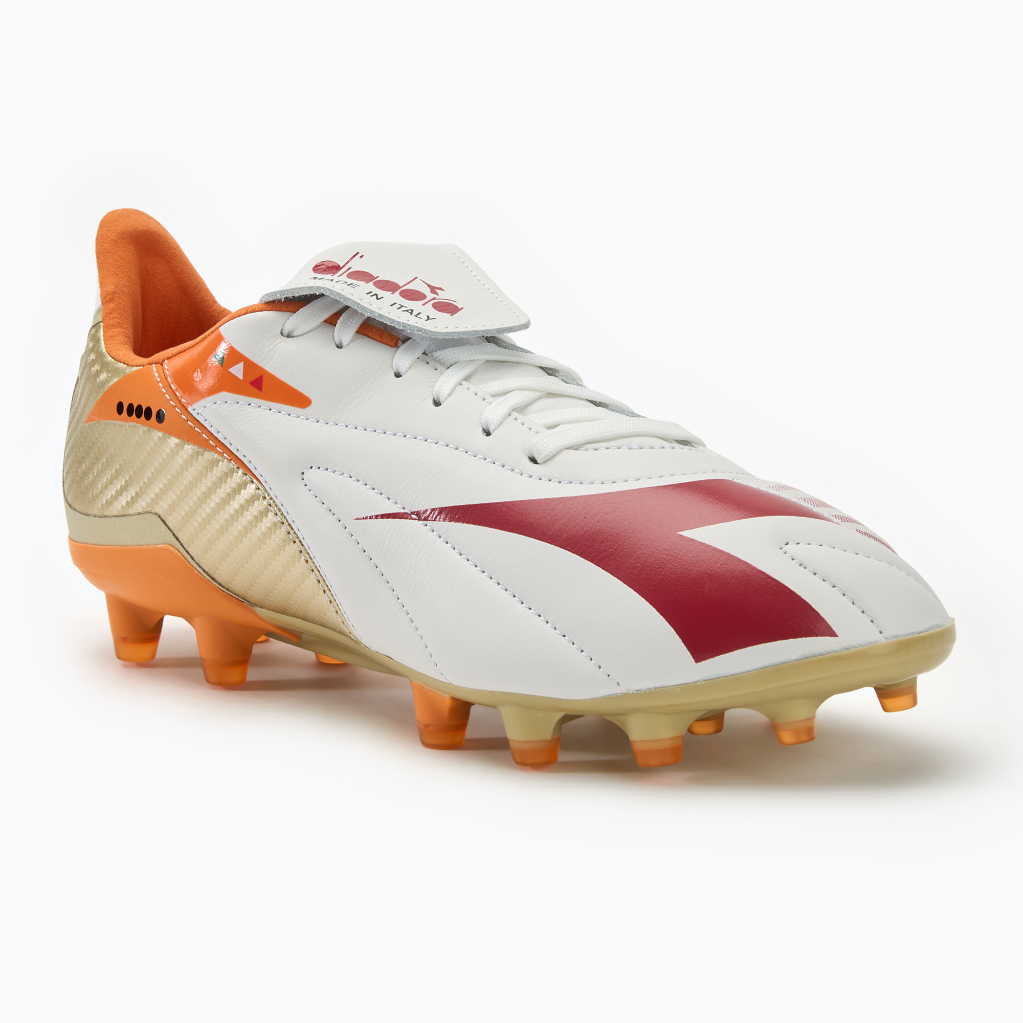Pánske kopačky Diadora Maximus Elite ITA T SLX white/chili pepper/russet orange (Maximus Elite ITA T SLX DD-101.180725-D1022)