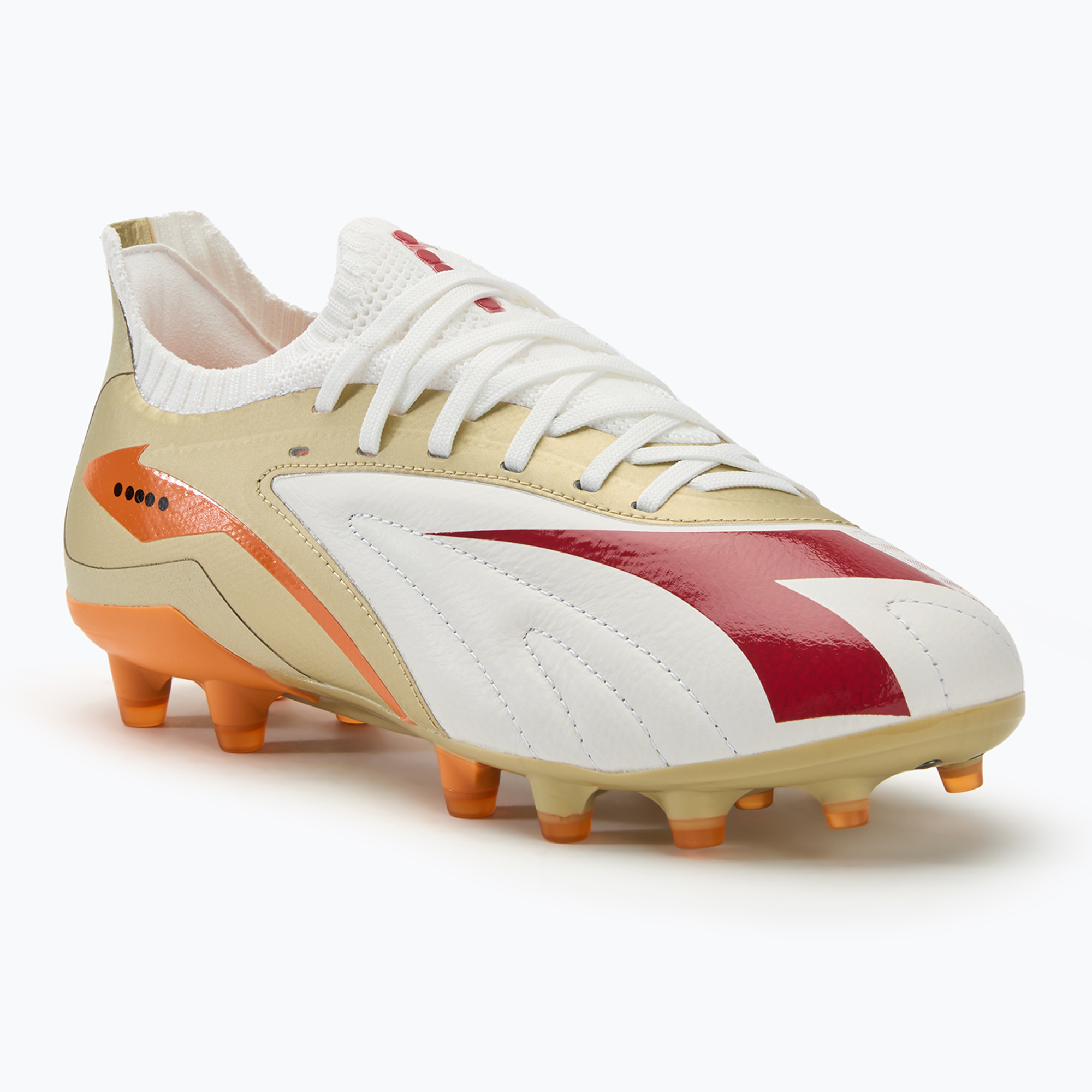 Pánske kopačky Diadora Maximus Elite SLX white/chili pepper/russet orange (Maximus Elite SLX DD-101.180702-D1022)