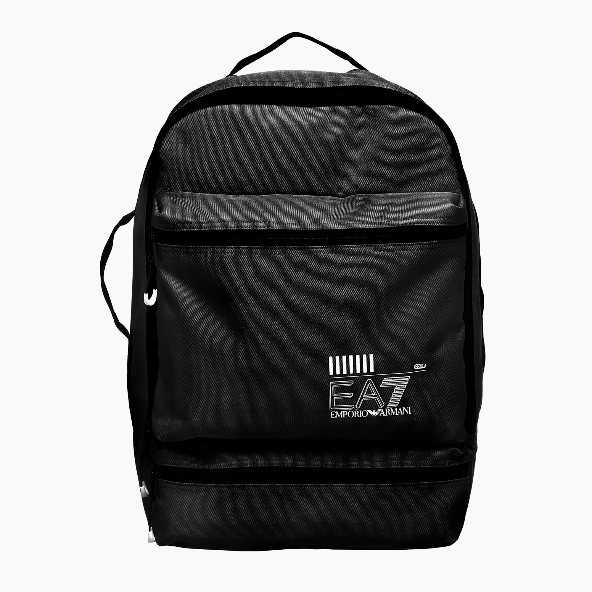 EA7 Emporio Armani Train Core 23 l čierno-biely mestský batoh s logom