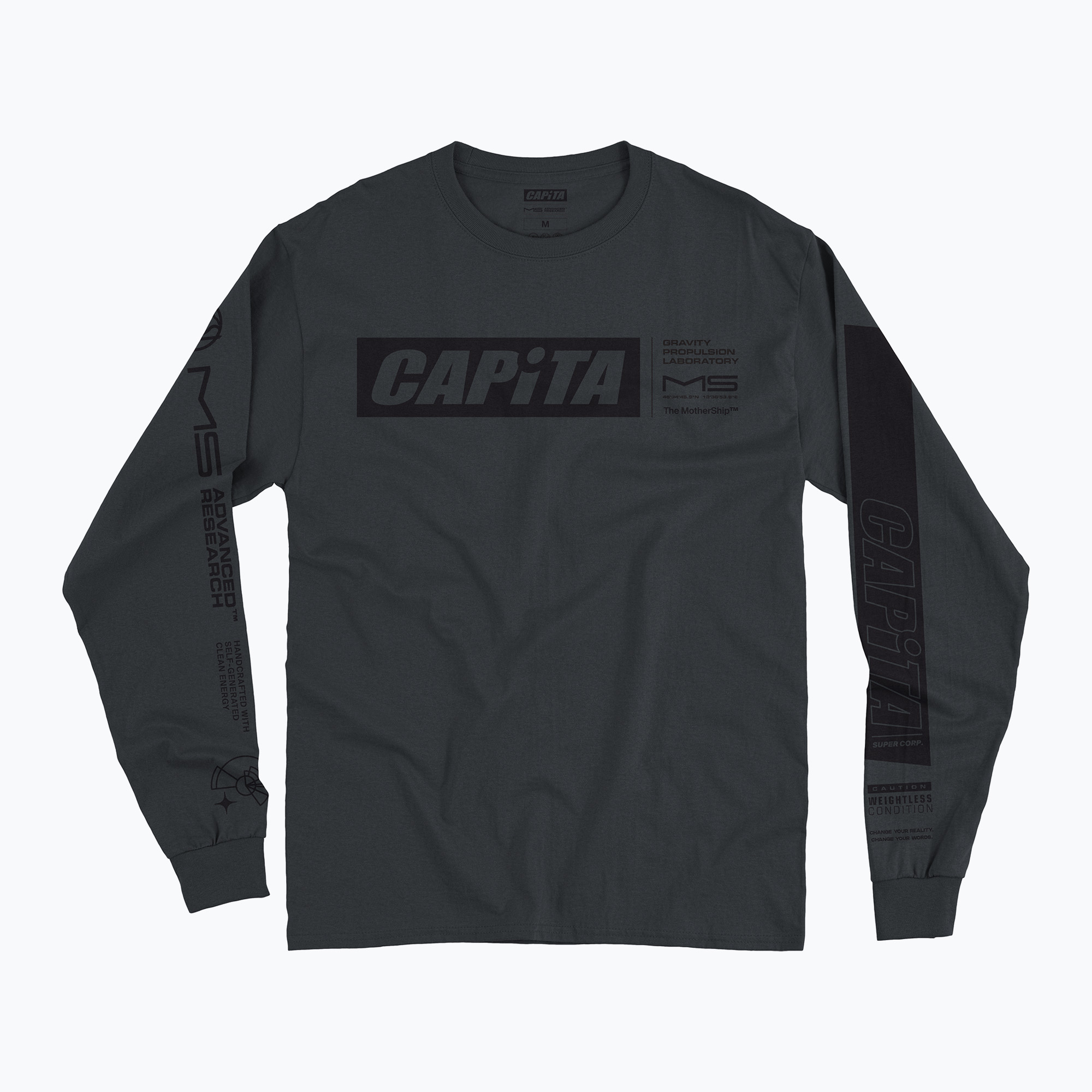 CAPiTA Mothership longsleeve charcoal (Mothership 1232121-5)