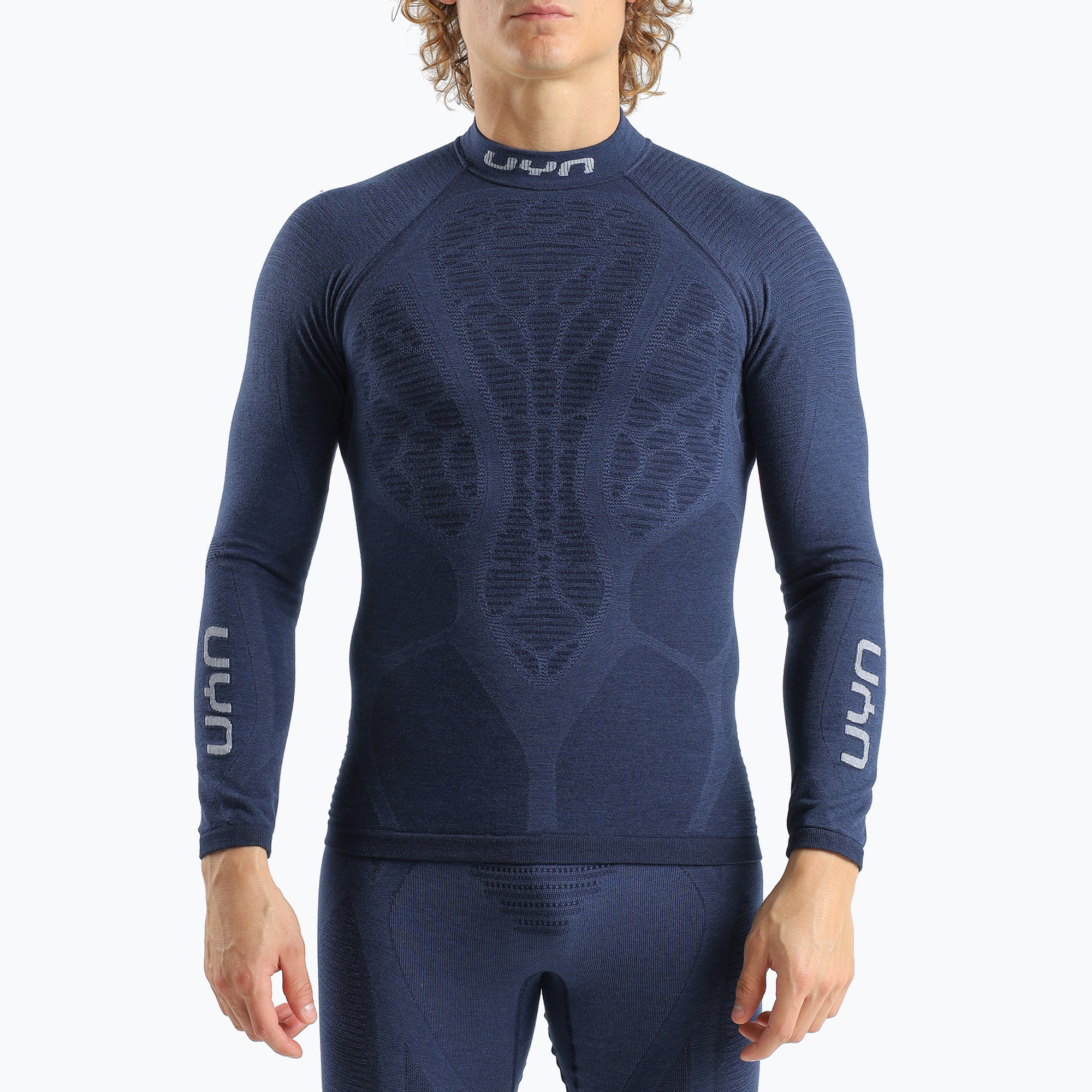 Pánsky termoaktívny longsleeve UYN Elevatyon Biomorph LS Turtle Neck indaco (Elevatyon Biomorph LS Turtle Neck U100510)