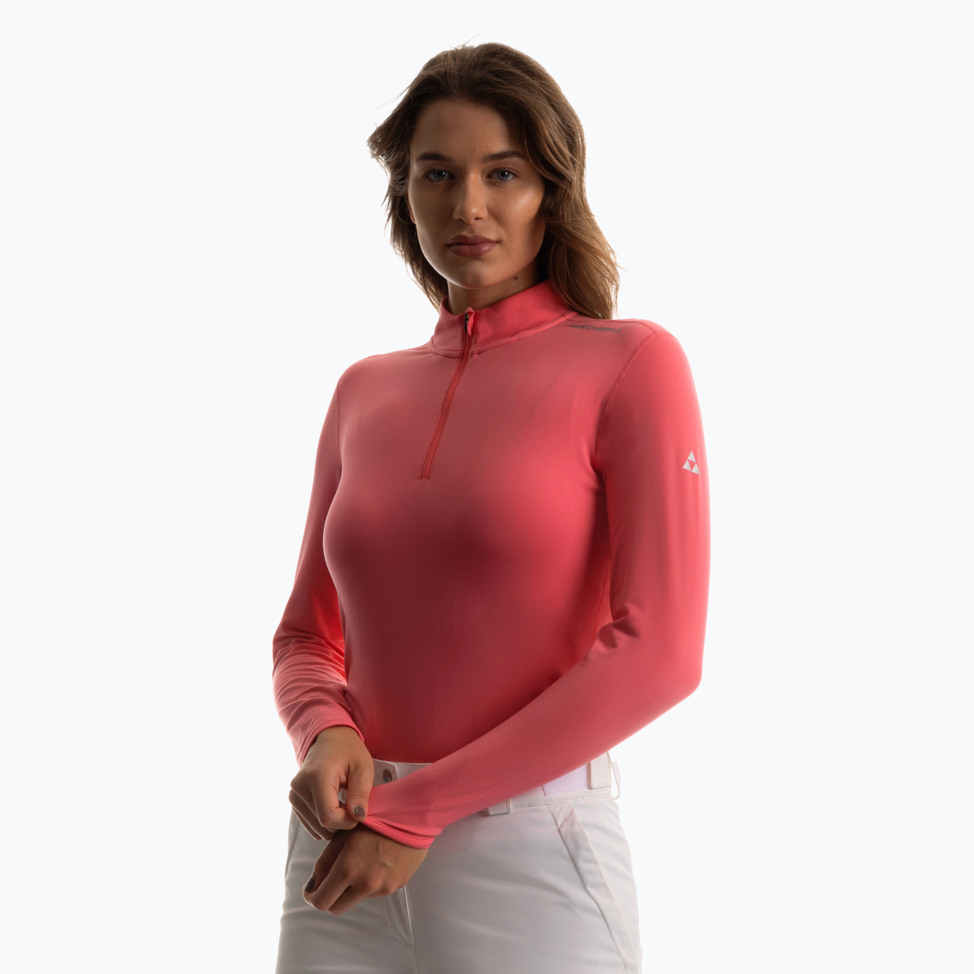 Dámska termo mikina Fischer Enbasis Pro calypso coral (Enbasis Pro AFWFR19001)