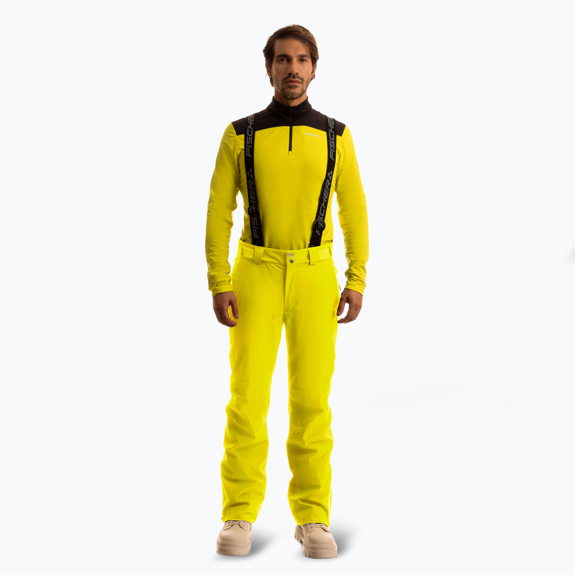 Pánske lyžiarske nohavice Fischer RC4 fischer yellow (RC4 AFMFR16005)