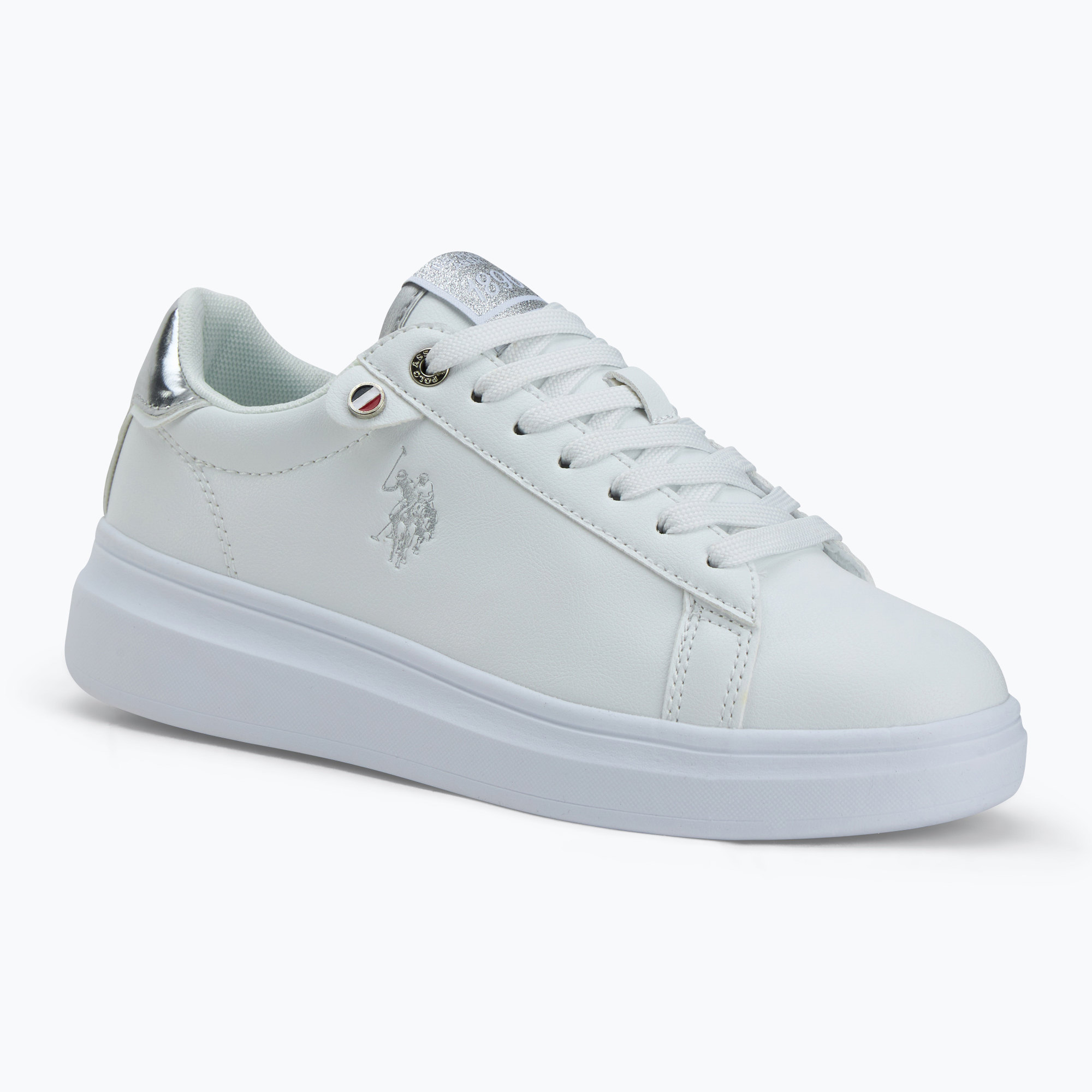 Dámska obuv U.S. Polo Assn. CODY011 white/silver (CODY011 CODY011W/5Y1)