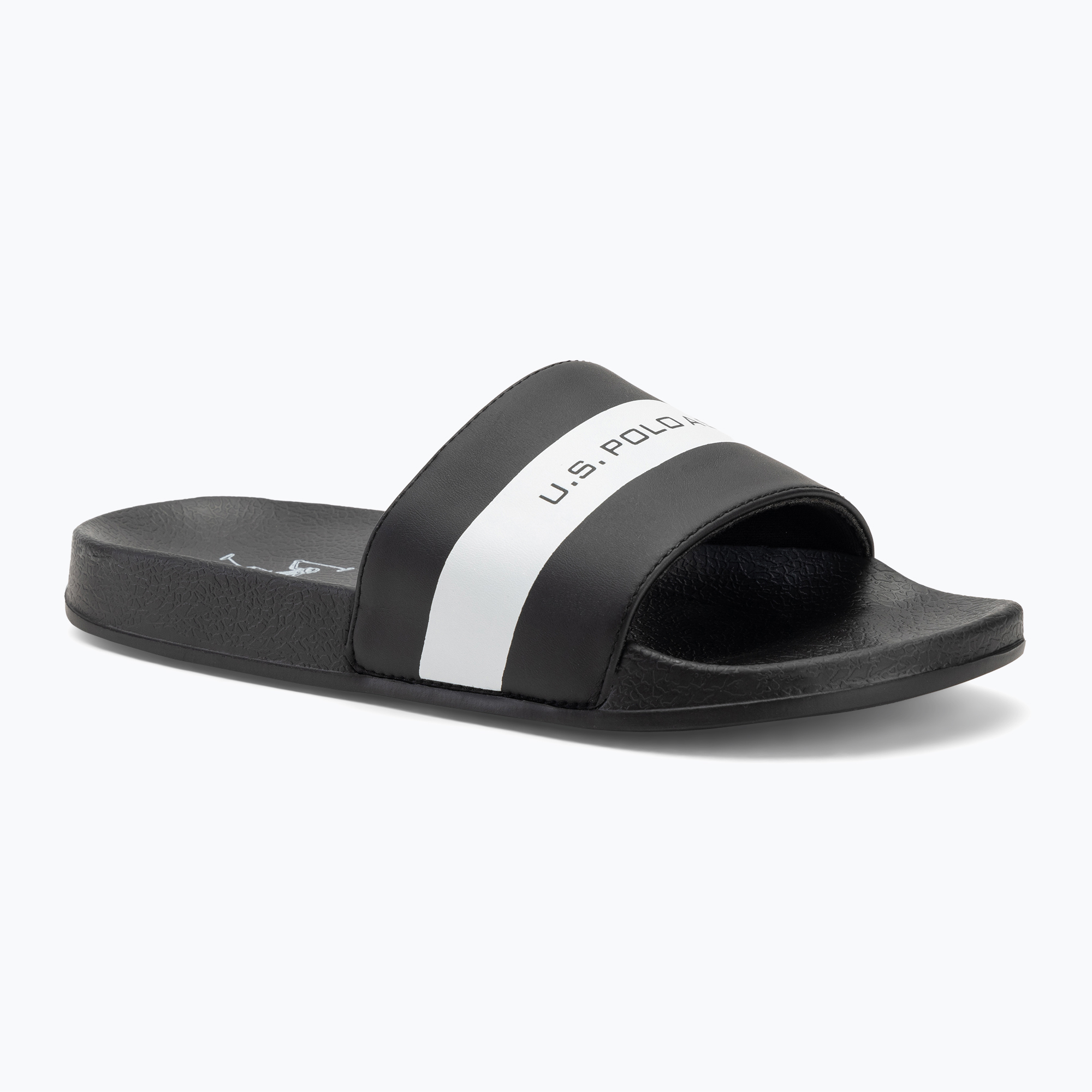 Pánske nazúvaky U.S. Polo Assn. SKYE002 black/white (SKYE002 SKYE002M/5Y1)