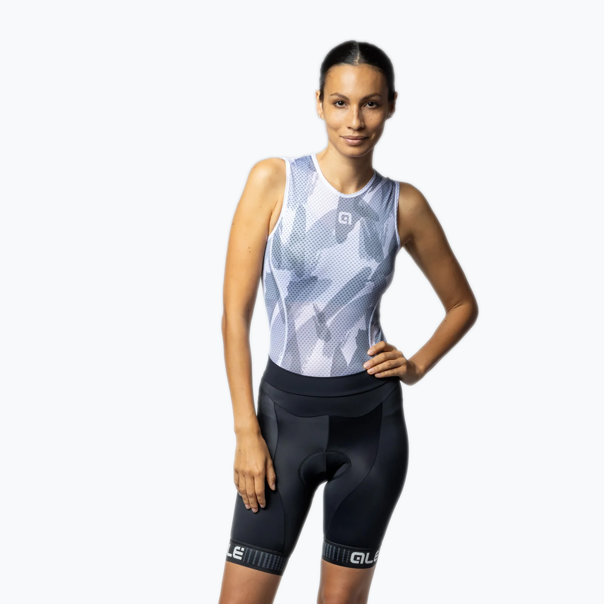 Dámske cyklistické šortky Alé Traguardo black/white (Traguardo L11646718)