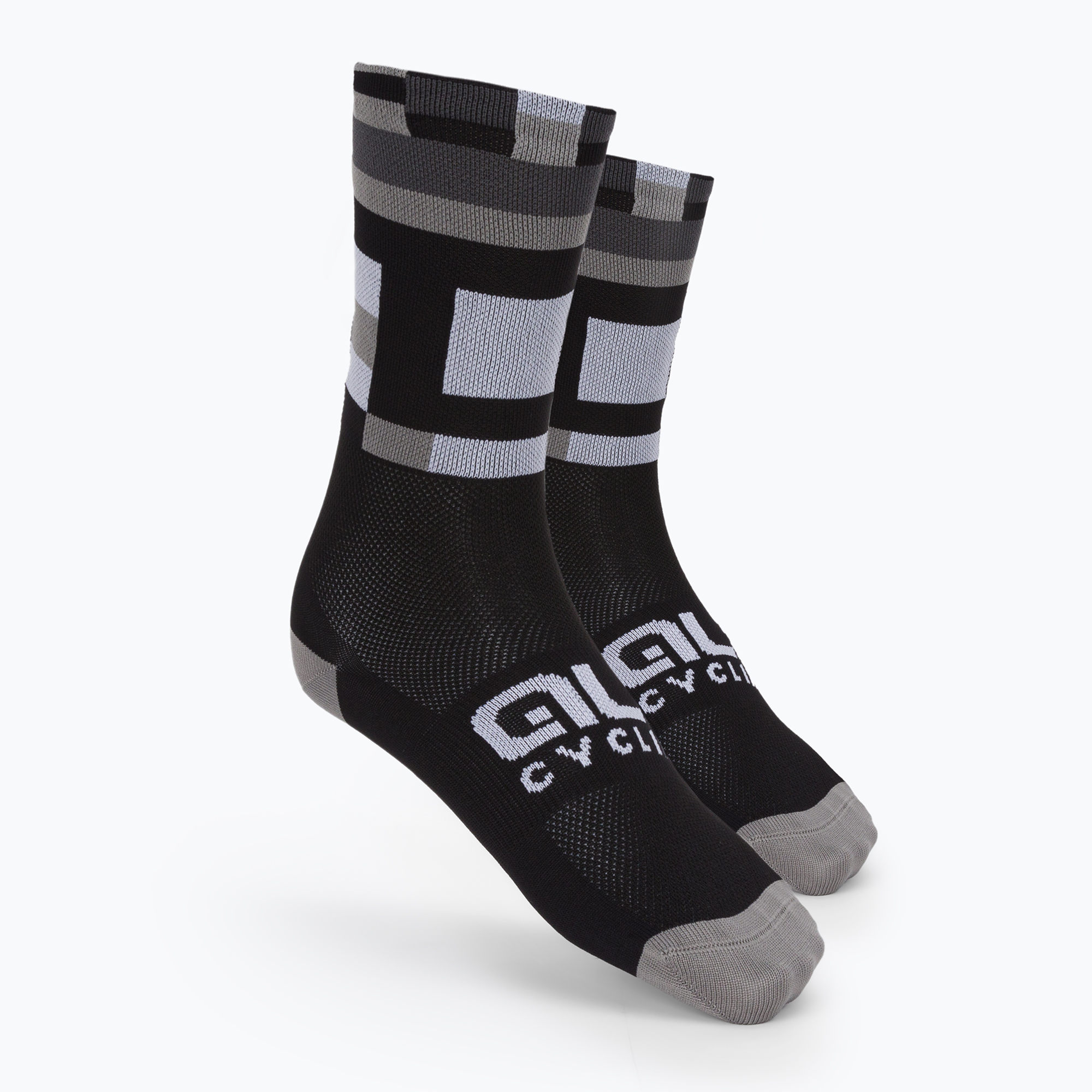 Cyklistické ponožky Alé Match čierne L22218401 (Q-Skin 16 cm Match L22218401)