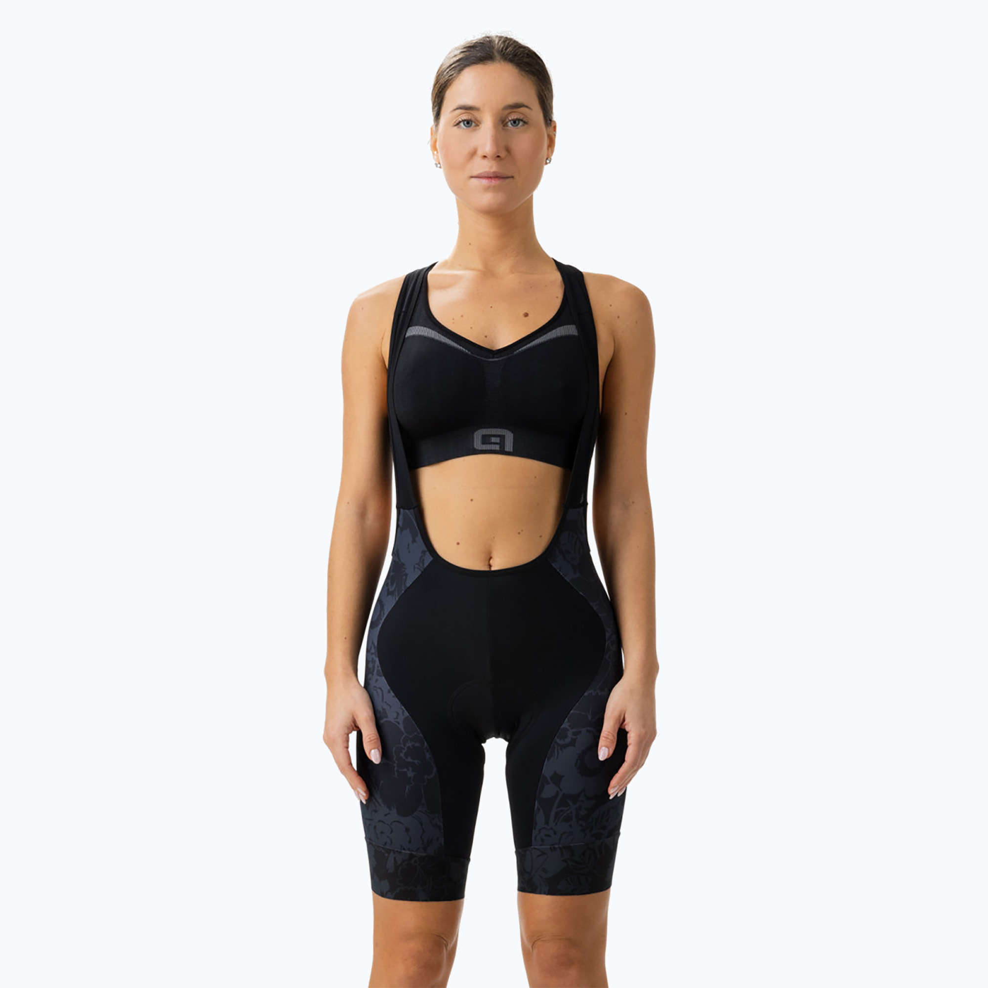 Dámske cyklistické šortky Alé Nadine Bibshorts black (Nadine Bibshorts L23111401)