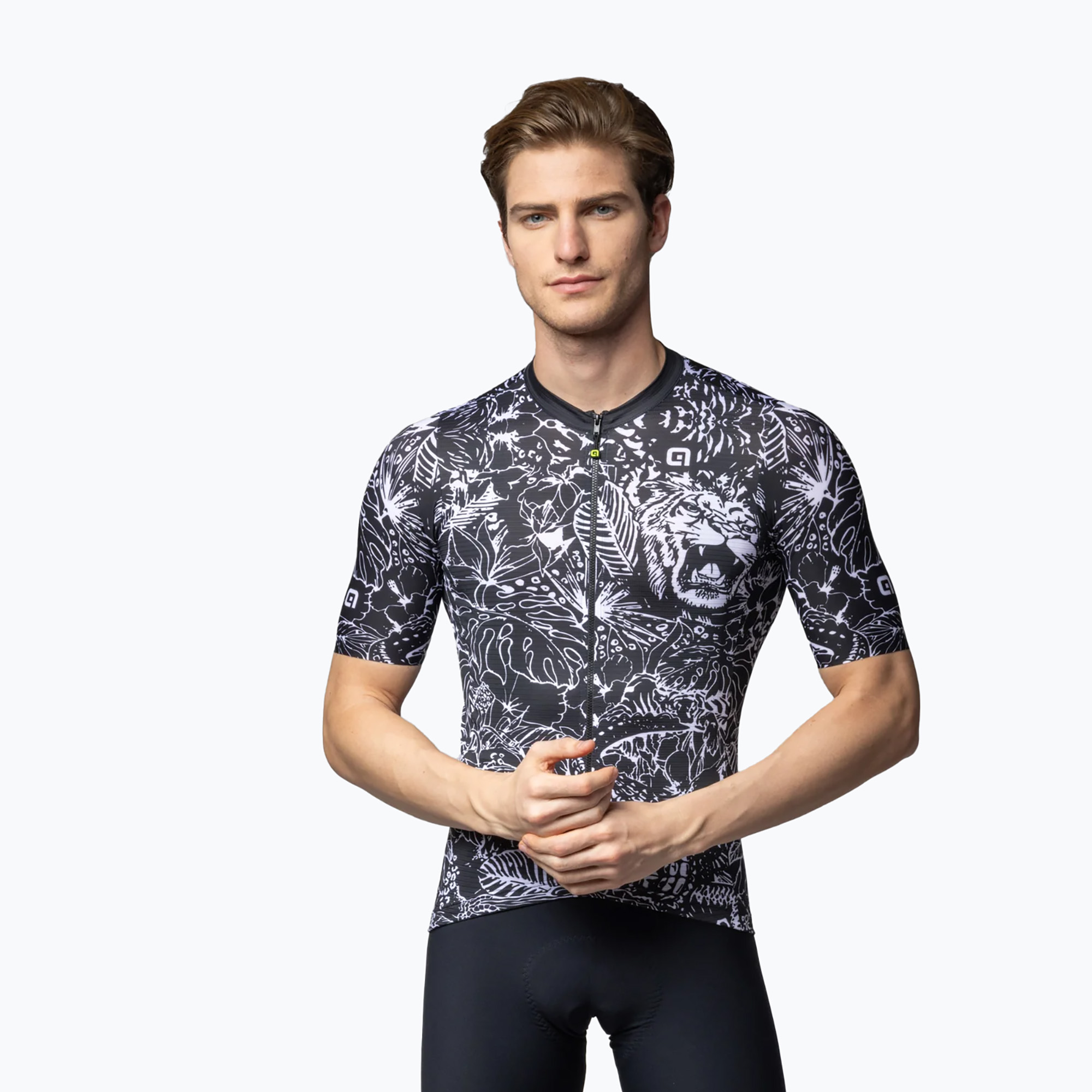 Pánsky cyklistický dres Alé Safari black (Safari L25047401)