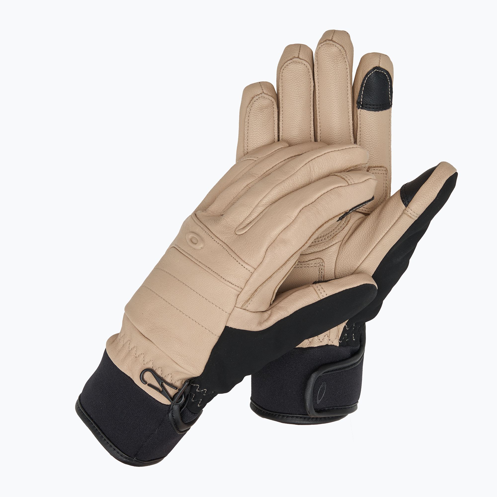 Dámske lyžiarske rukavice Oakley W. Peak Leather humus