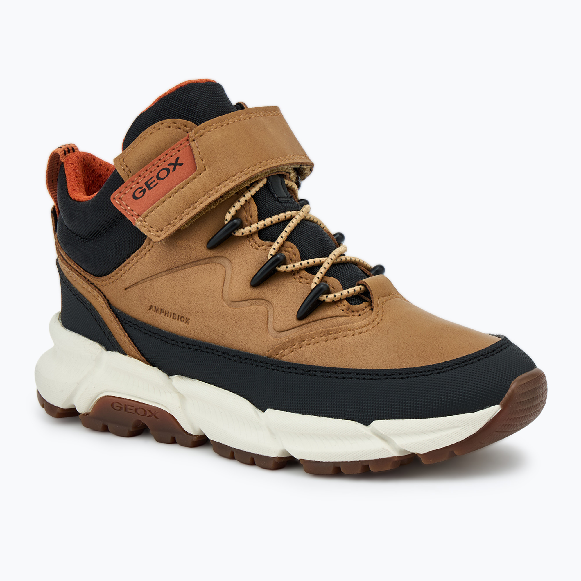 Juniorské topánky Geox Flexyper Plus dark yellow/black (Flexyper Plus J36LCG0MEFUC2G9B)