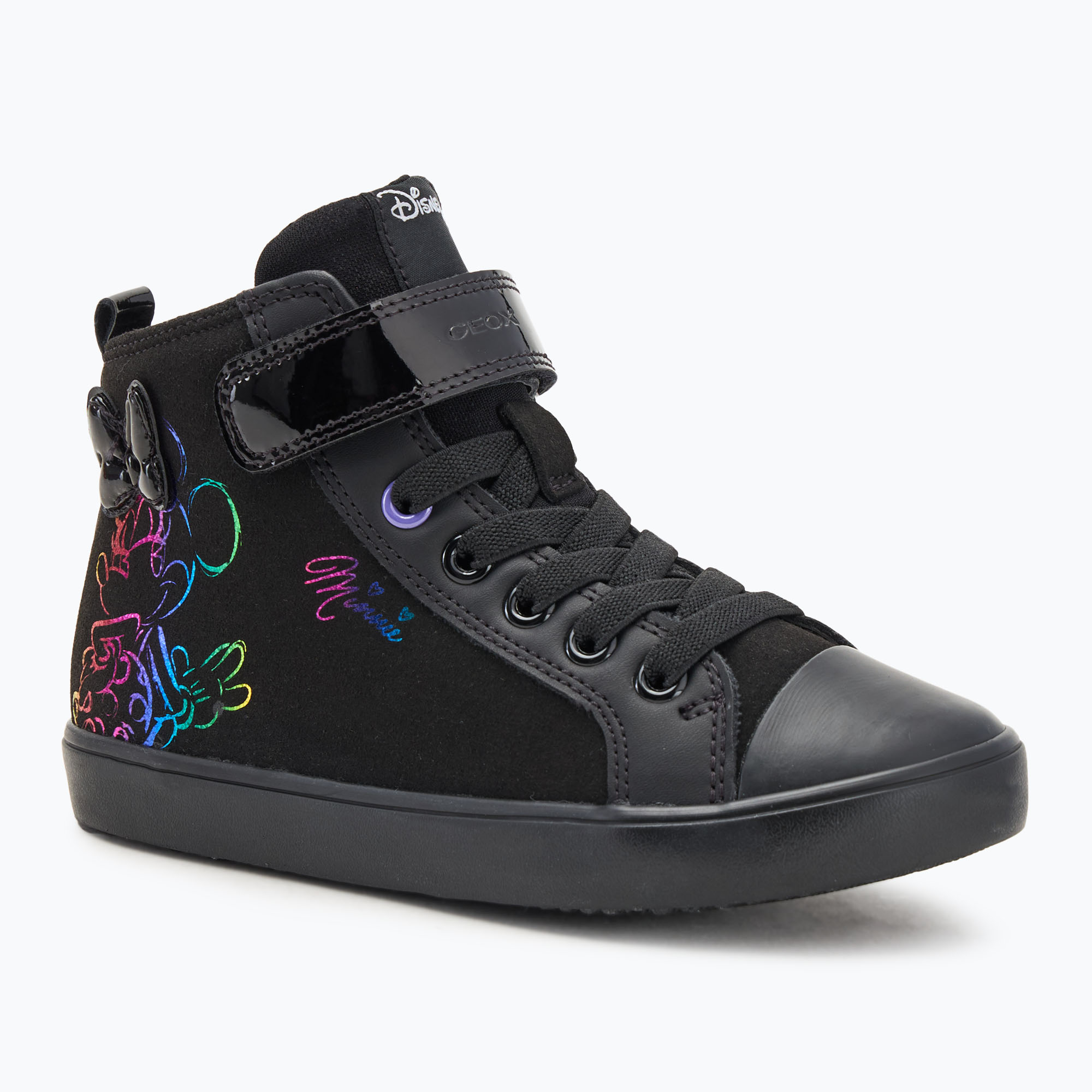Detské topánky Geox Gisli black/purple (Gisli J464NE0AU02C9233)
