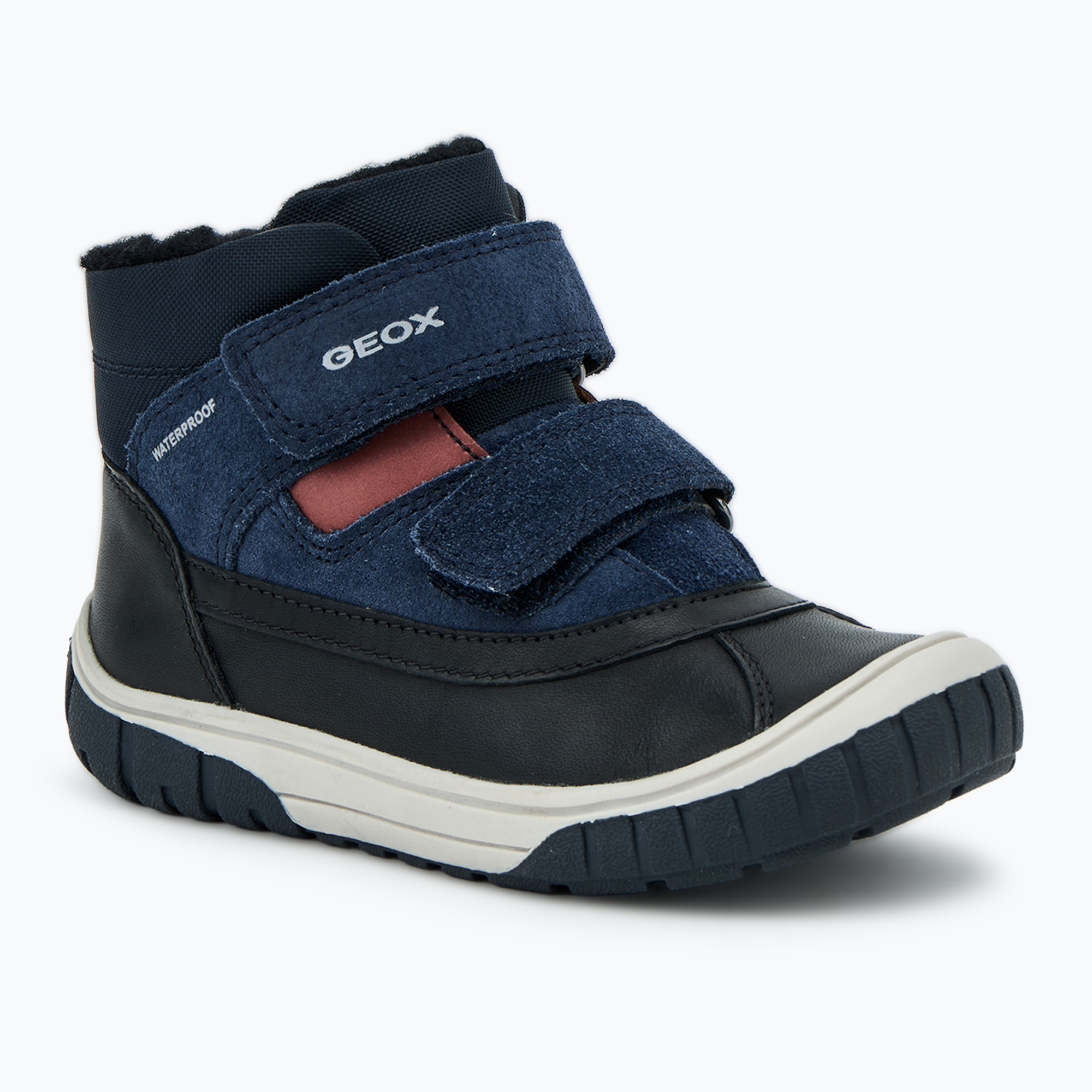 Detské snehule Geox Omar black / navy (Omar B462DC022FUC4429)