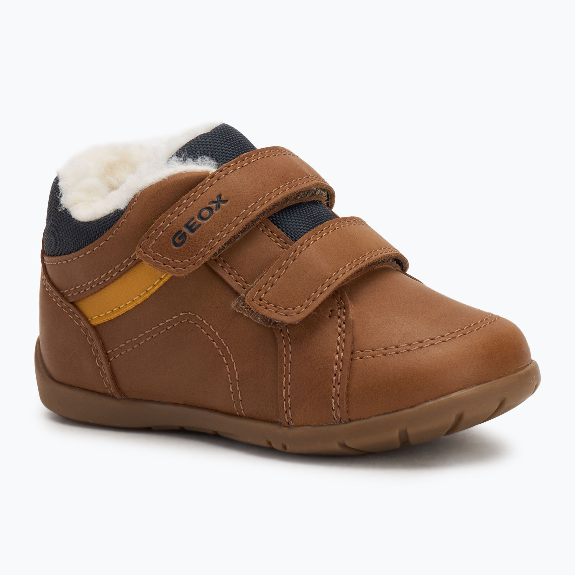 Detské topánky Geox Elthan tobacco / dark yellow