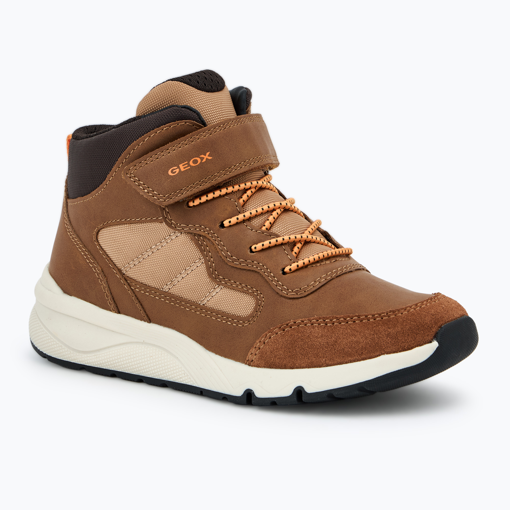 Juniorské topánky Geox Rooner ABX koniak (Rooner ABX J46H0E0MEFUC6001)