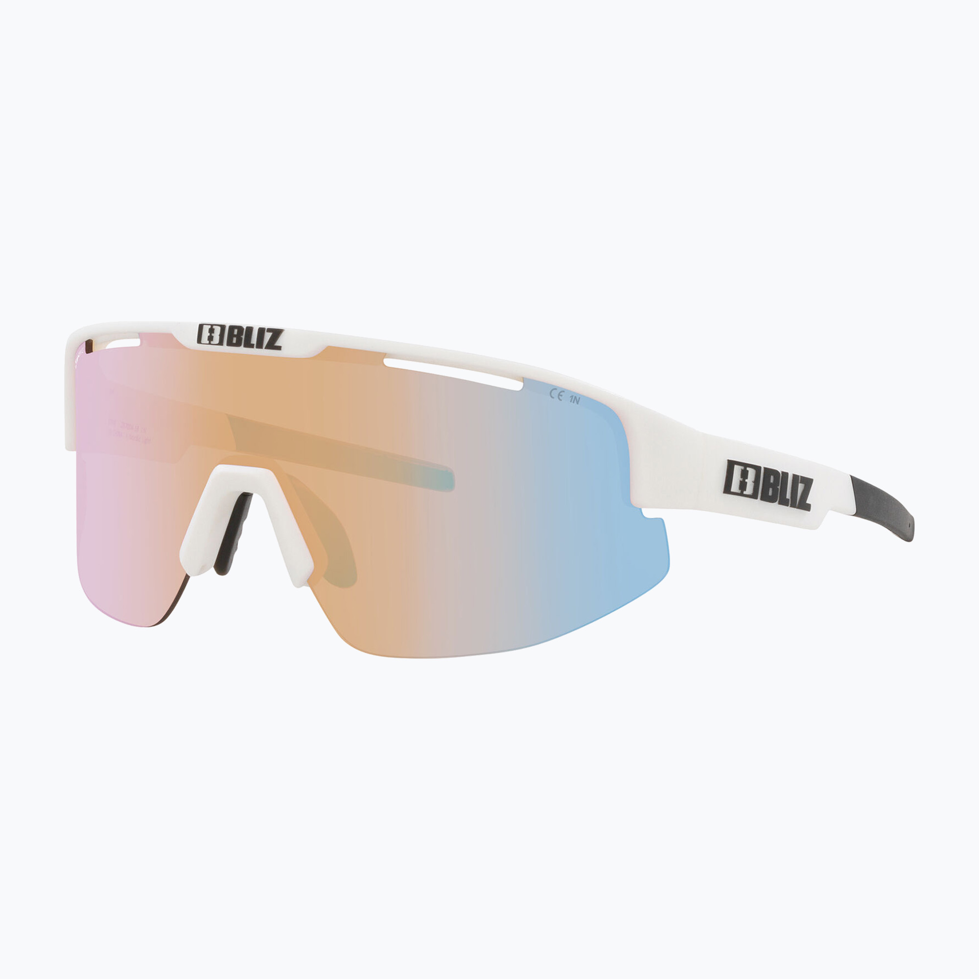 Slnečné okuliare Bliz Matrix Nano Optics Nordic Light matt white/coral/orange blue multi (Matrix Nano Optics Nordic Light 0ZB7004-18)