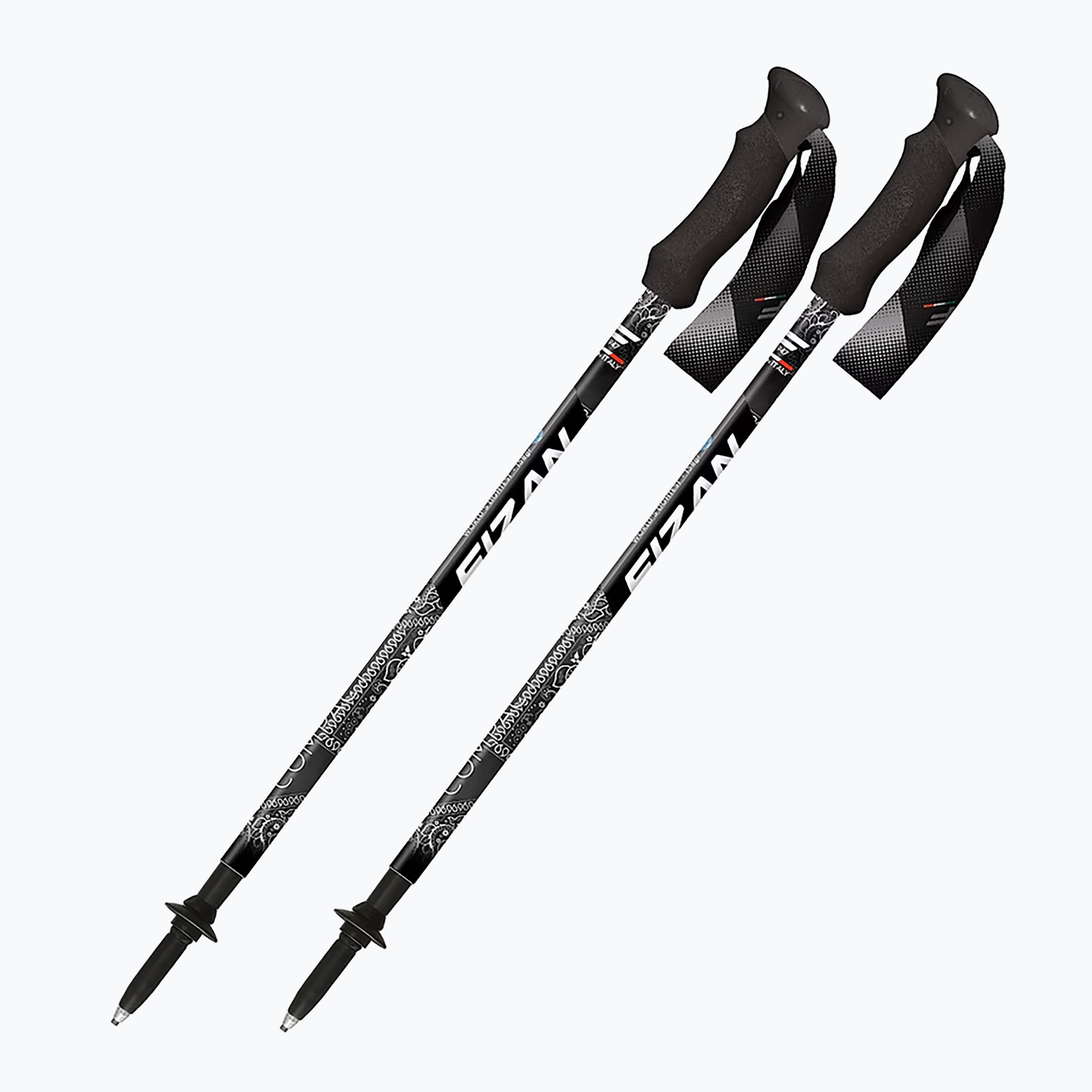 Trekingové palice Fizan Compact MS black (Compact MS 100003)