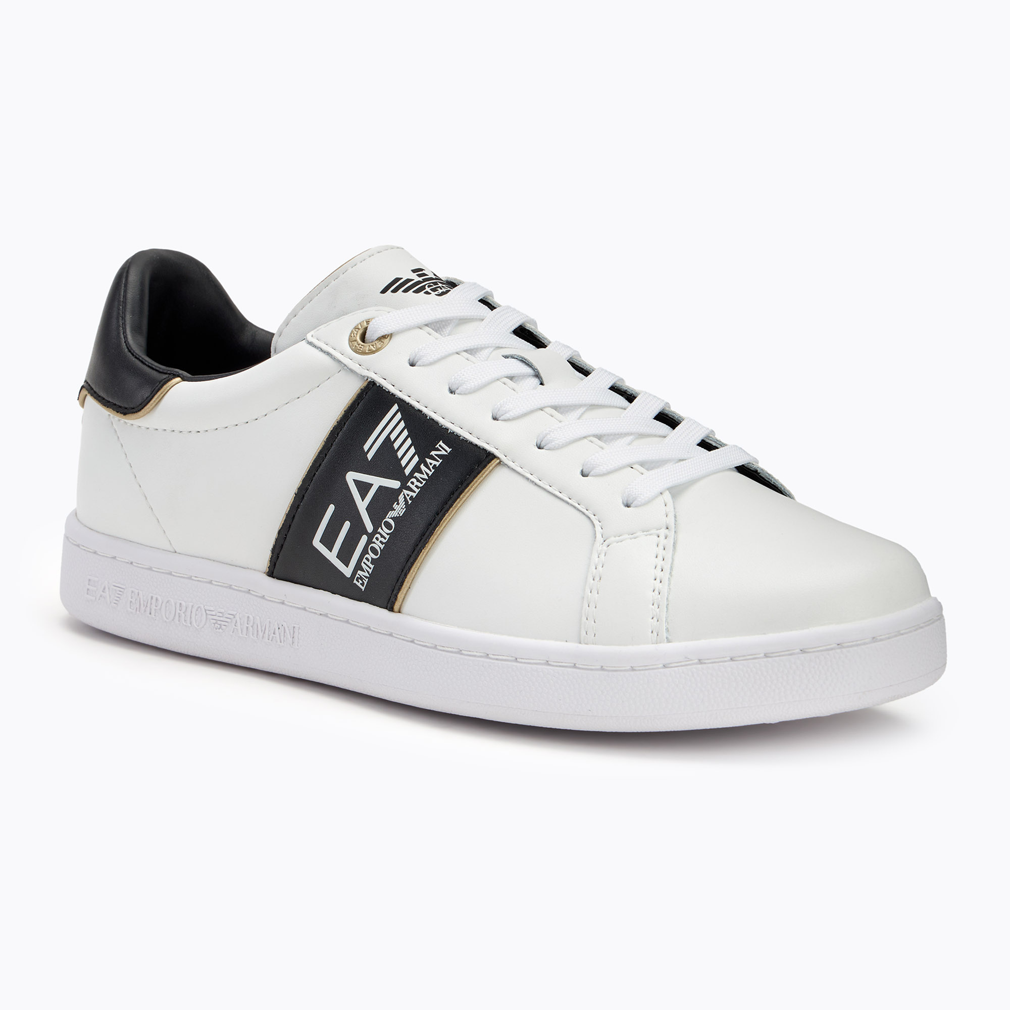 Obuv EA7 Emporio Armani Classic Logo white/ black/ gold (Classic Logo XK346-X8X102-Q678)
