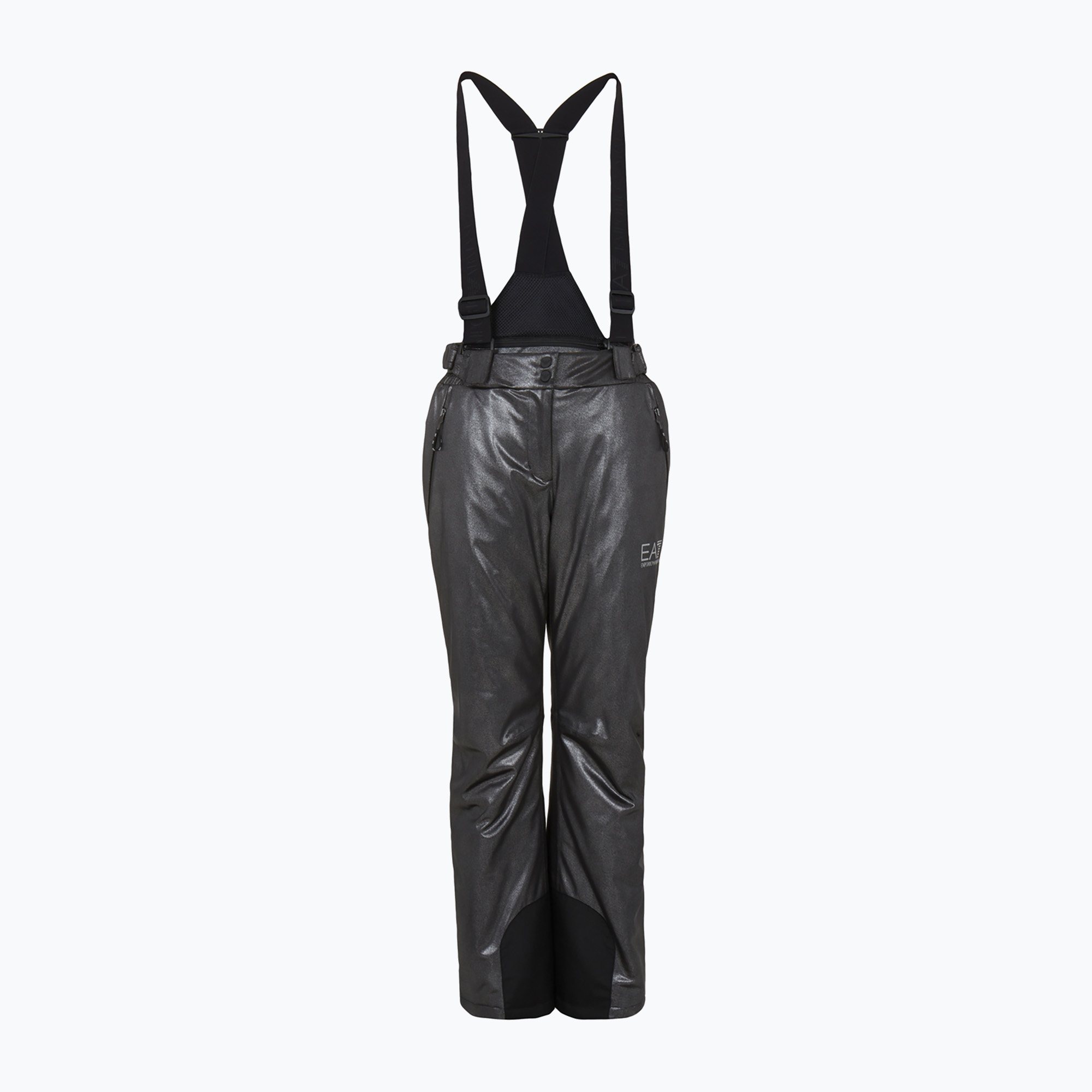 EA7 Emporio Armani dámske lyžiarske nohavice Pantaloni 6RTP09 grey glitter (Pantaloni 6RTP09-TNDCZ)