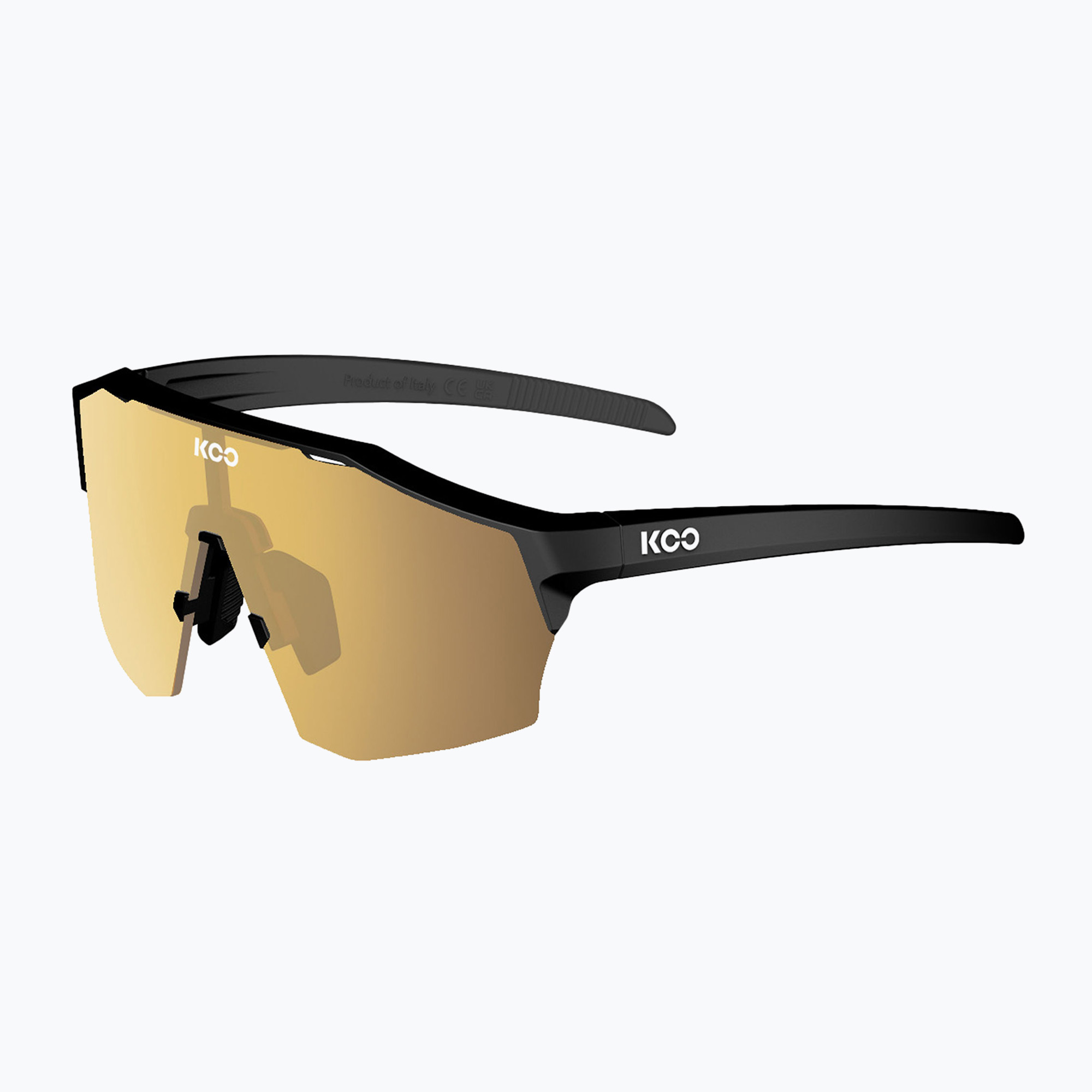 Slnečné okuliare Koo Alibi black matt/gold mirror