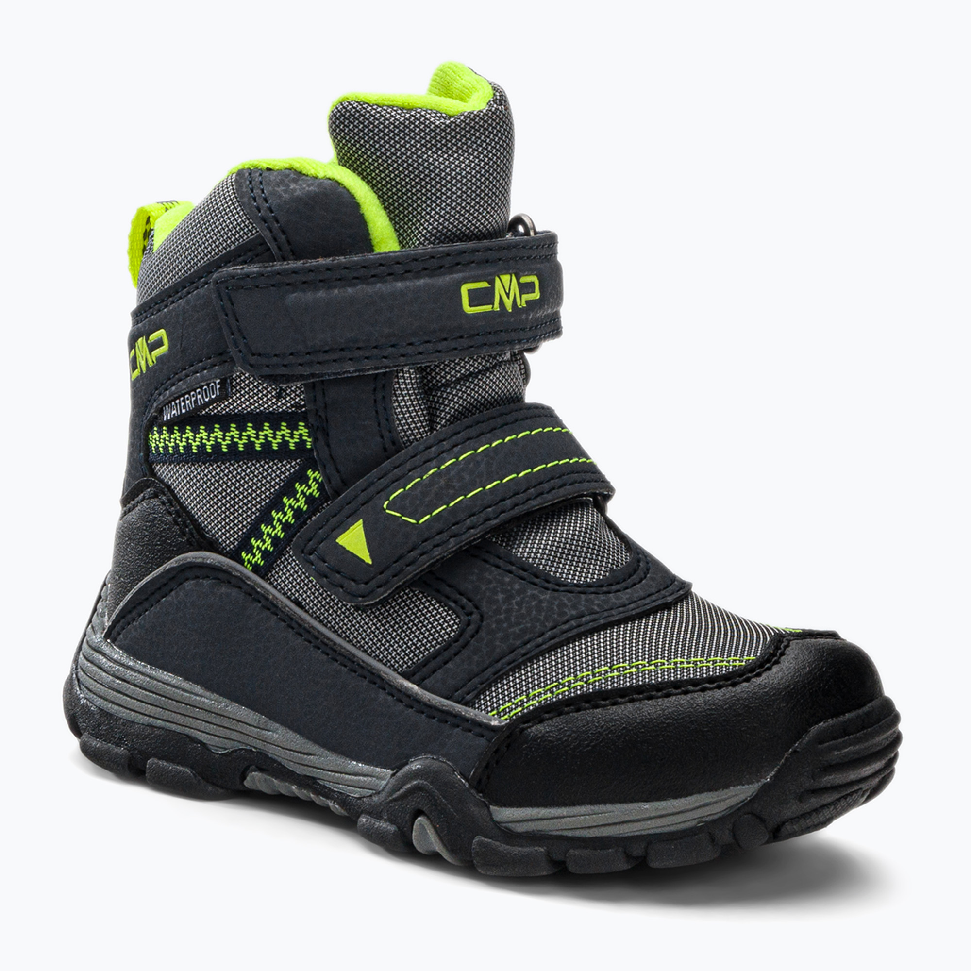 CMP detské trekové topánky Pyry Snowboots sivé 38Q4514 (Pyry Snowboots Wp 38Q4514J/20UF)