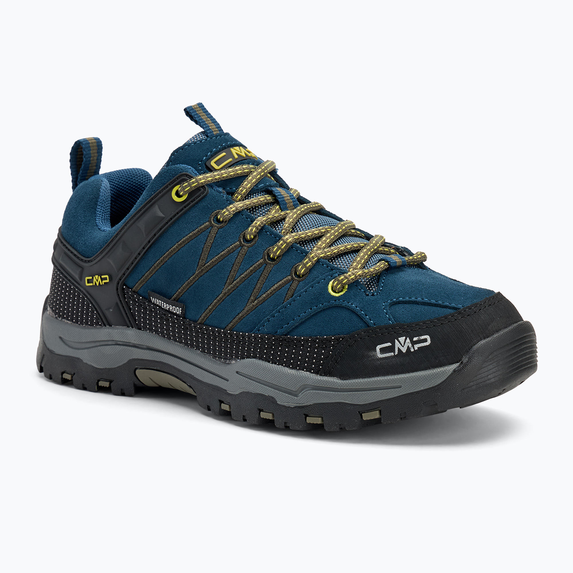 Juniorské topánky CMP Rigel Low Wp blue ink / yellow (Rigel Low Wp 3Q13244J/10MF)