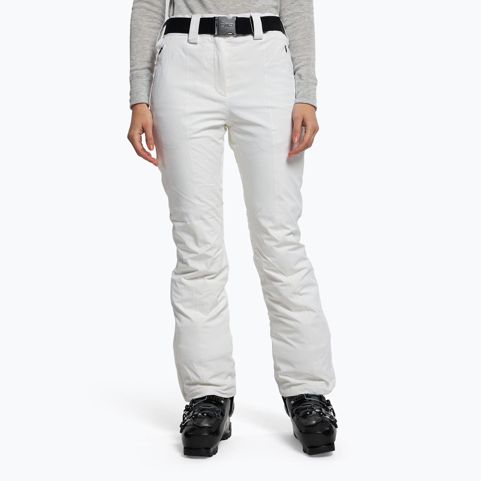 Dámske lyžiarske nohavice CMP biele 3W05526/A001