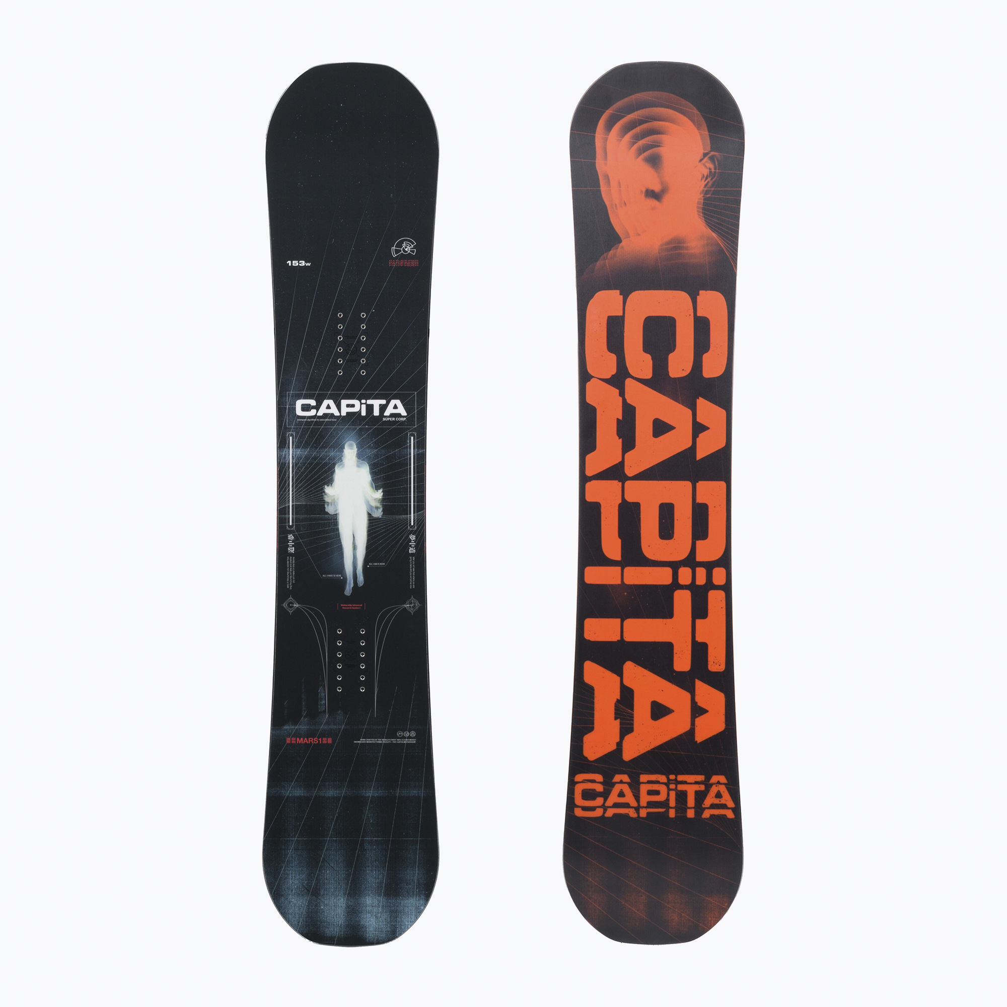 Pánsky snowboard CAPiTA Pathfinder REV Wide červený 1221119