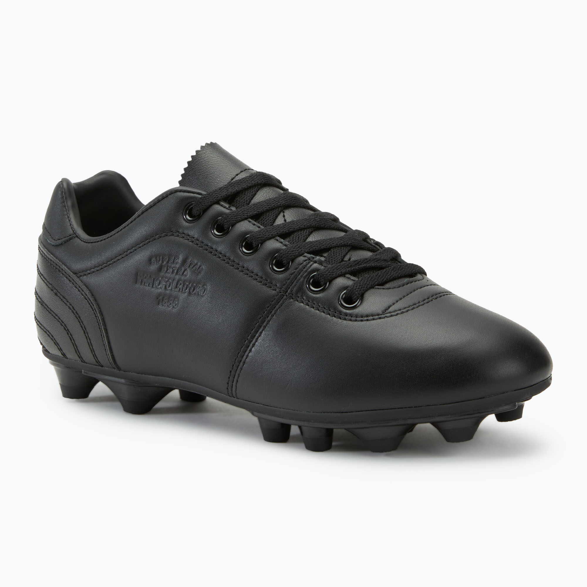 Pánske kopačky Pantofola d'Oro Lazzarini Premio FG nero (Lazzarini Premio Tech/Leather FG PS2801-6N)