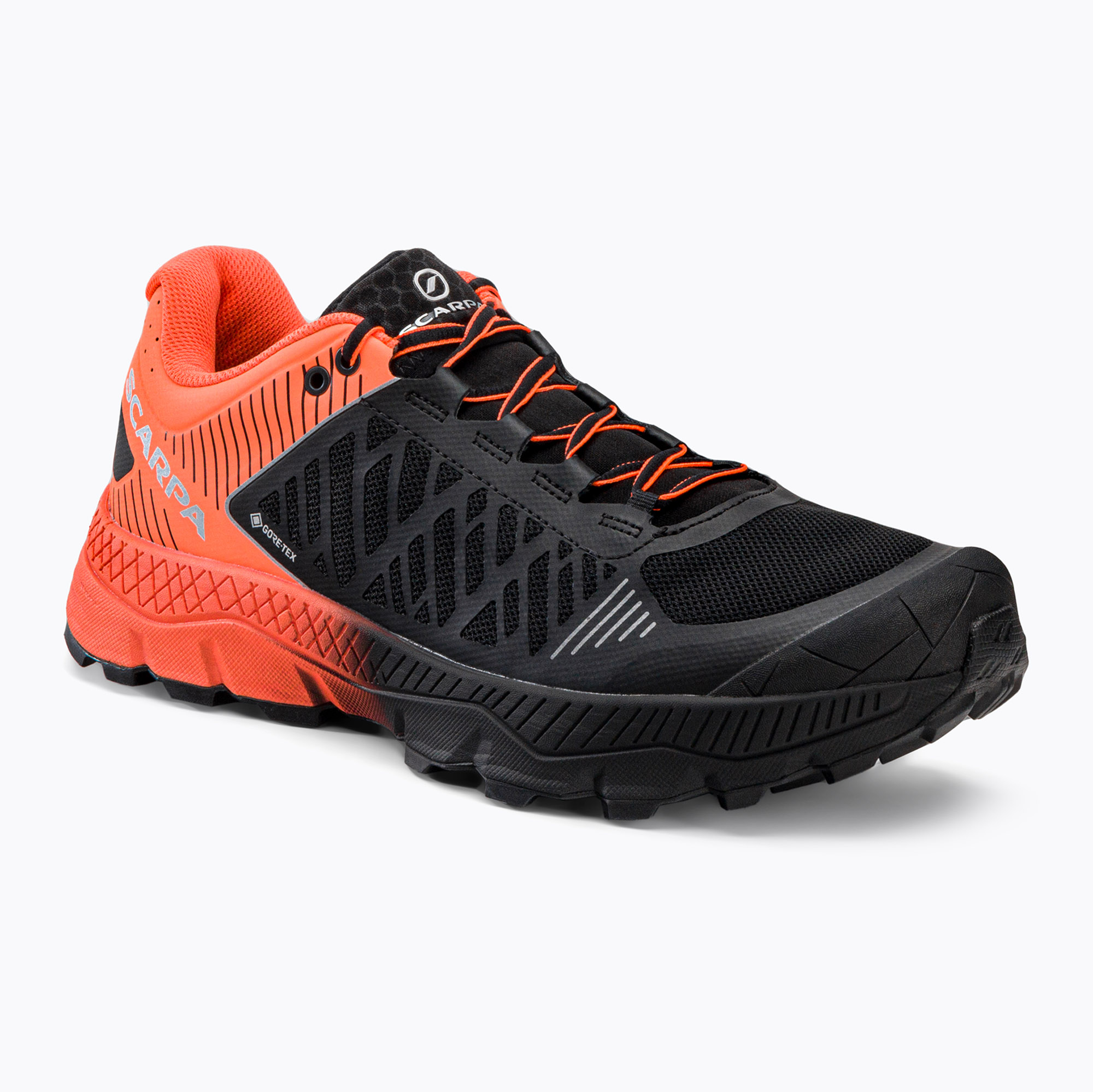 Pánska bežecká obuv SCARPA Spin Ultra black/orange GTX 33072-200/1