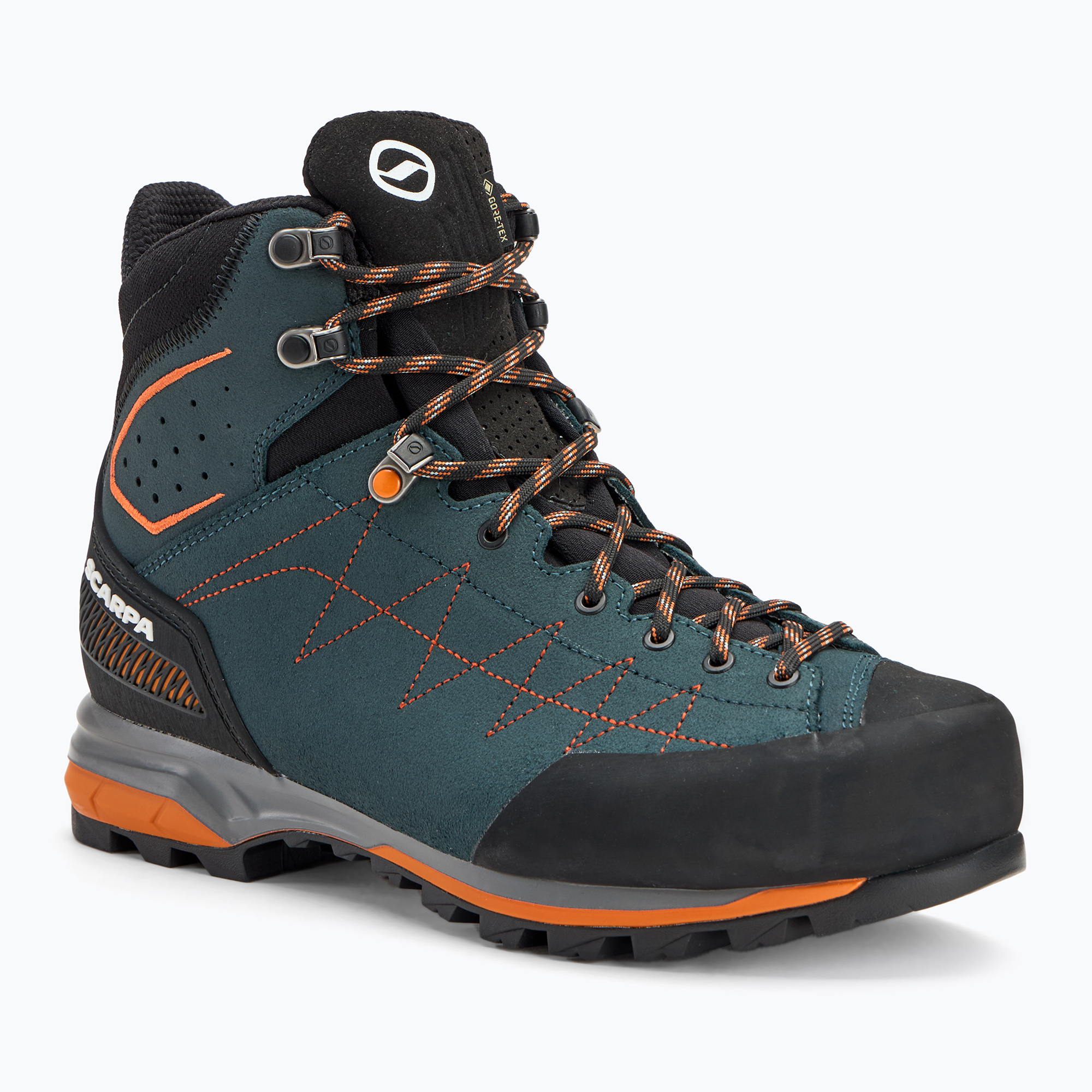 Pánska prístupová obuv SCARPA Zodiac TRK GTX petrol/rust orange (Zodiac TRK GTX 60035-200)