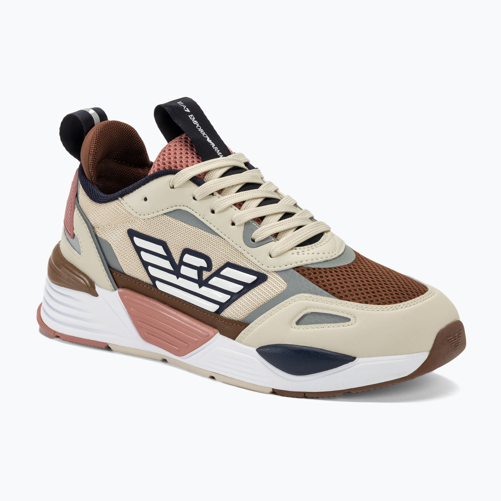 Obuv EA7 Emporio Armani Ace Runner rainy day/black iris/emperador/terracotta (Ace Runner X8X070-XK165-T575)