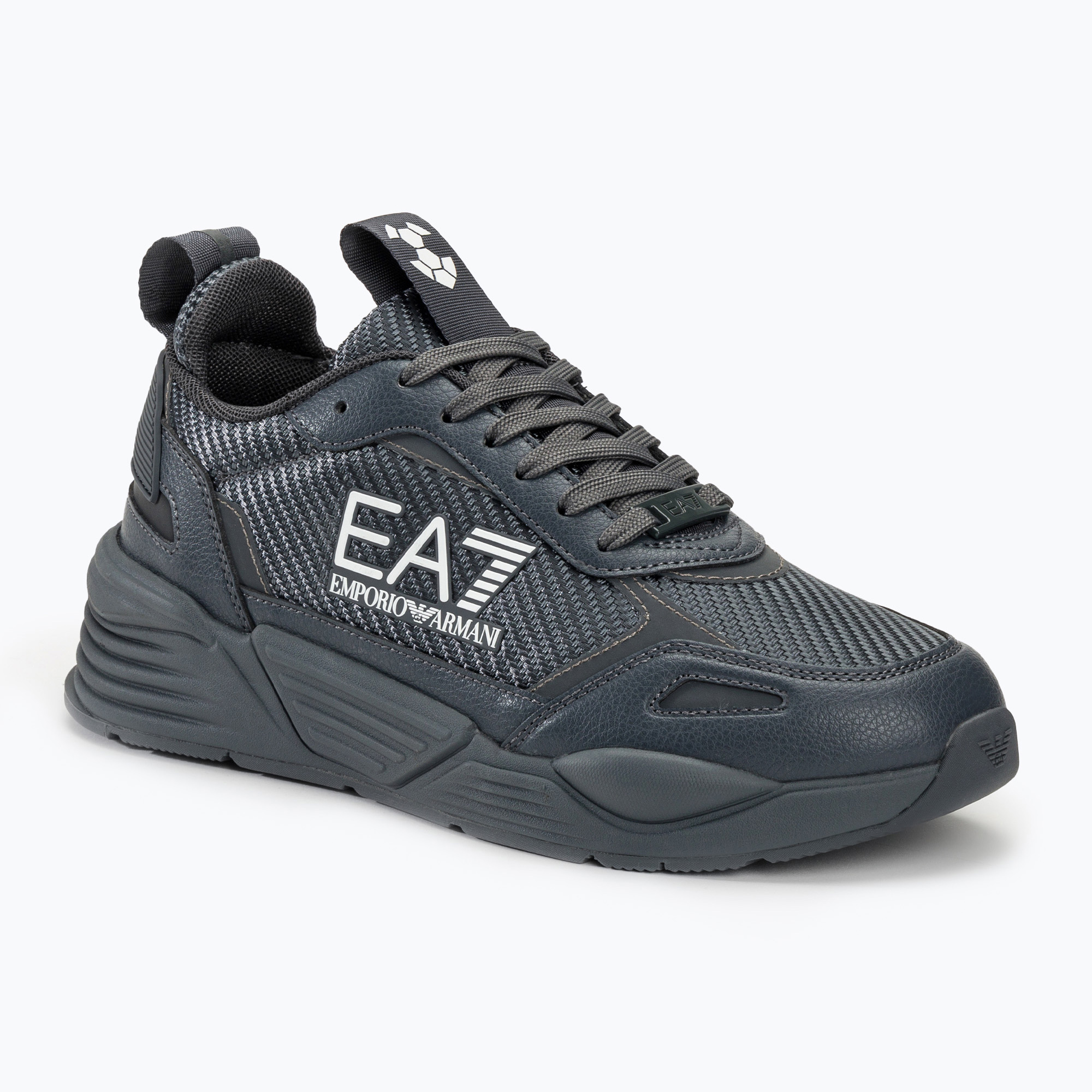 Obuv EA7 Emporio Armani Ace Runner Carbon triple irongate/white (Ace Runner Carbon X8X152-XK378)