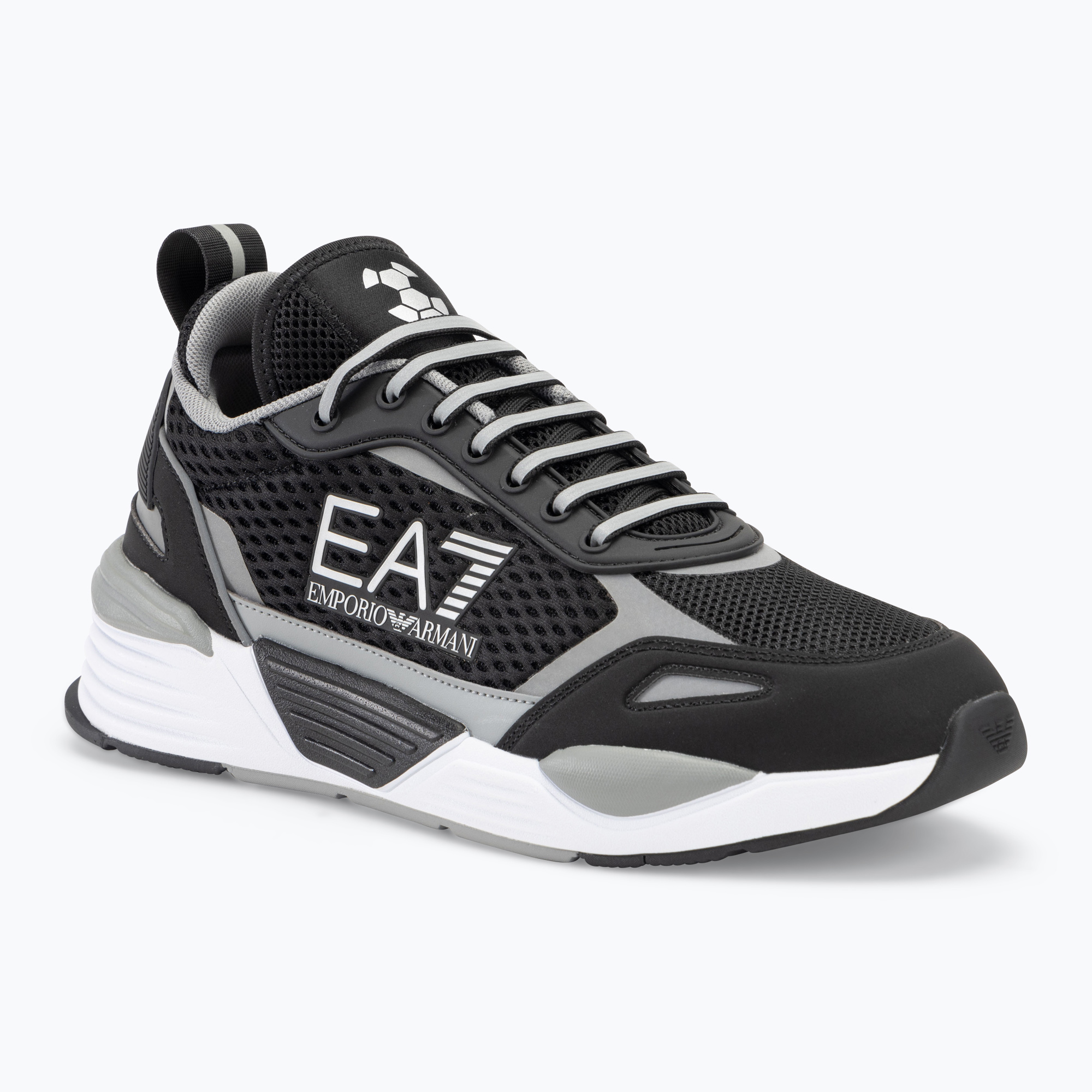 EA7 Emporio Armani Ace Runner Mesh black/ silver topánky (Ace Runner Mesh XK379-X8X159-N763)