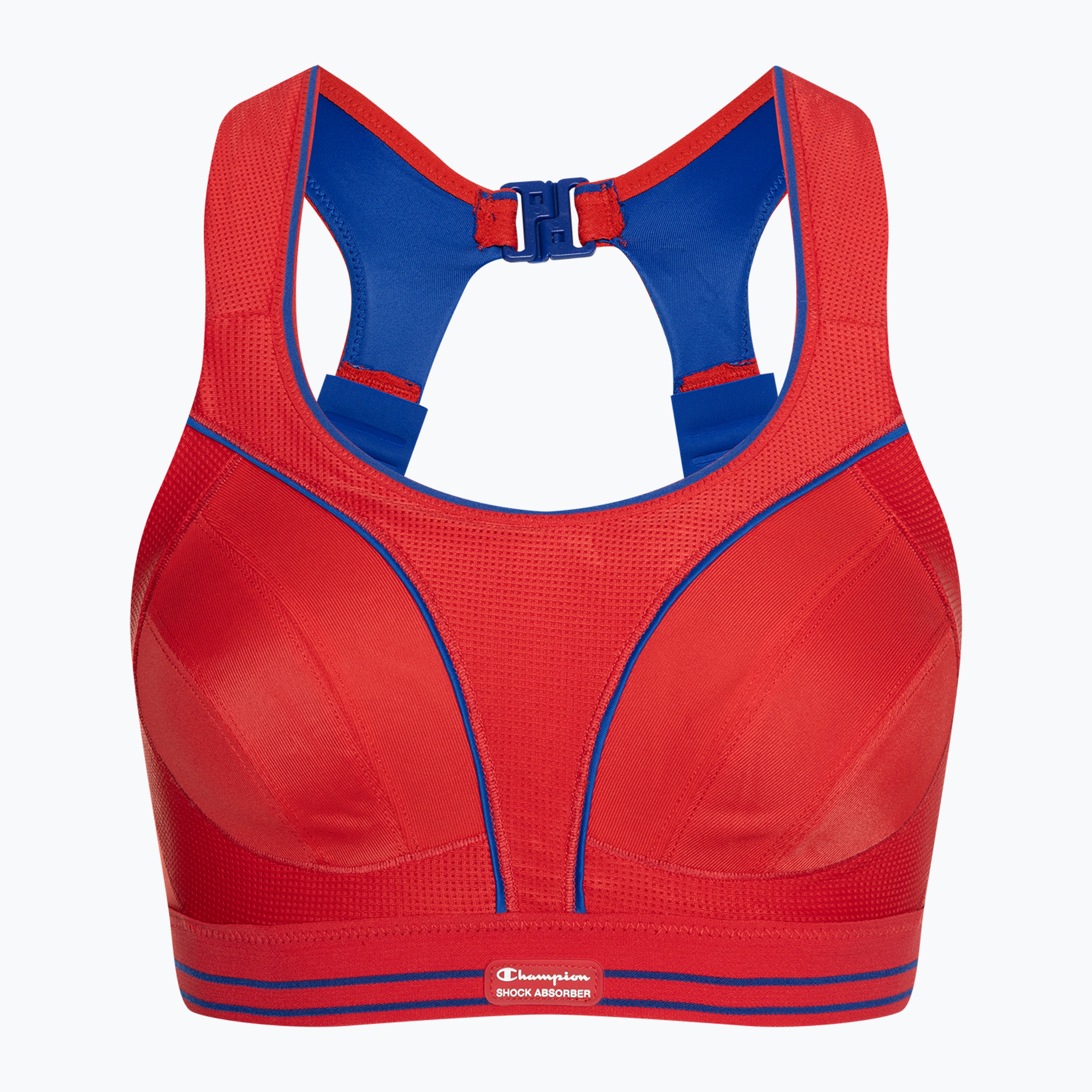Podprsenka Shock Absorber Ultimate Run Bra červená/modrá