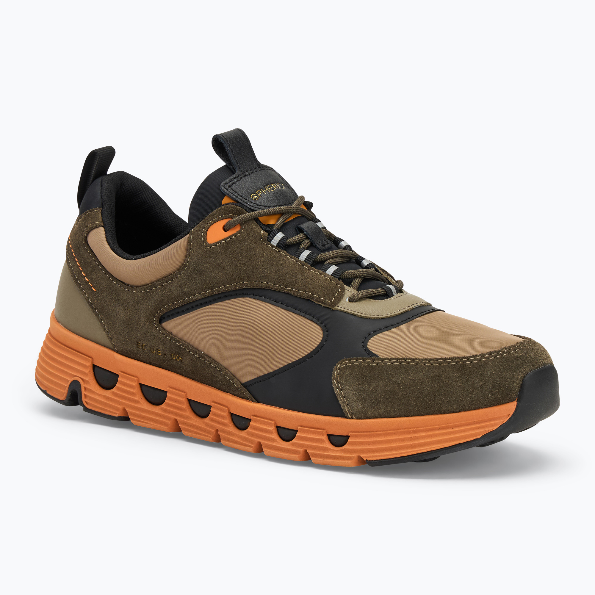 Pánske topánky Geox Spherica ECUB-4 military/orange (Spherica ECUB-4 U46HRA0FU22C0623)