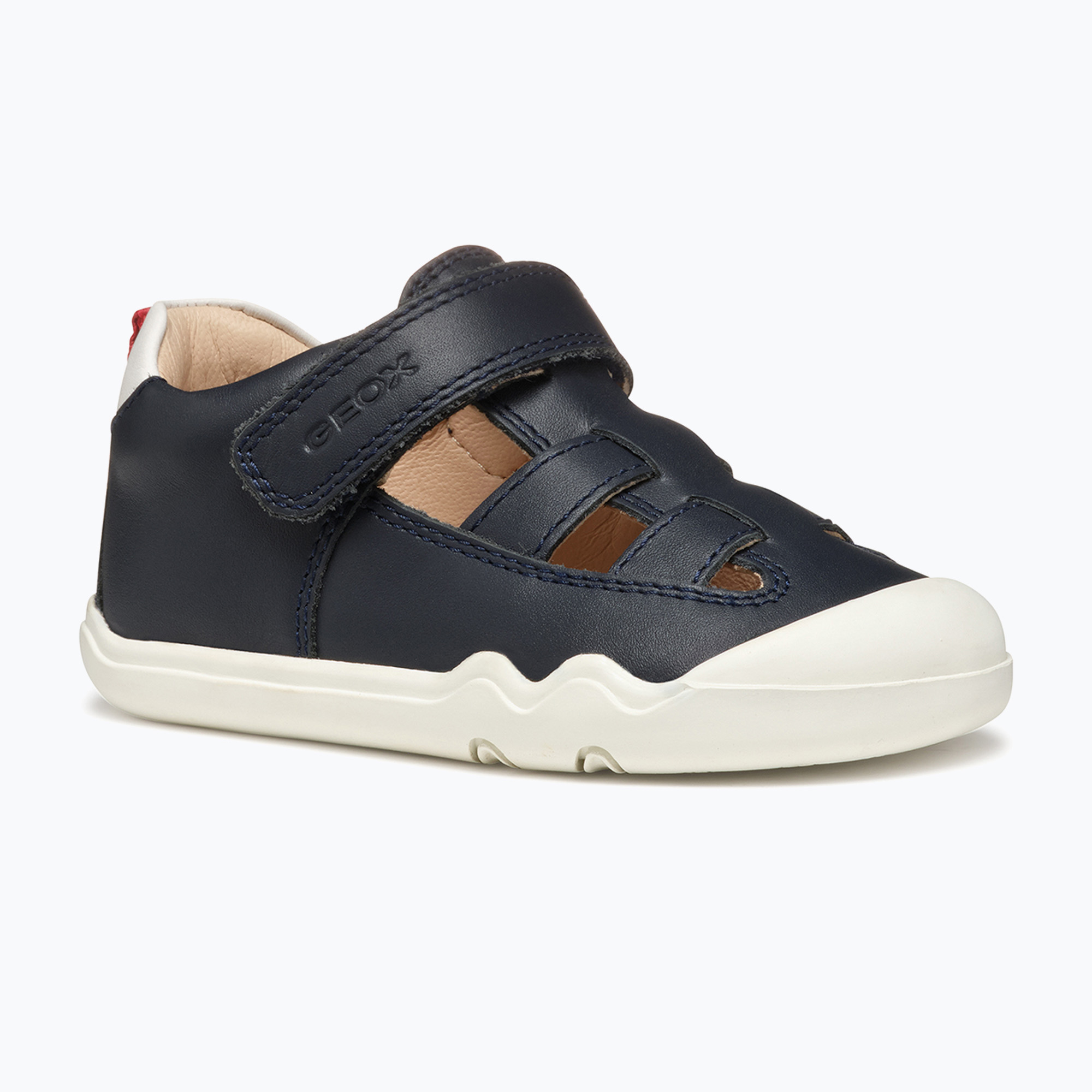 Detské barefoot topánky Geox Steppieup navy/white