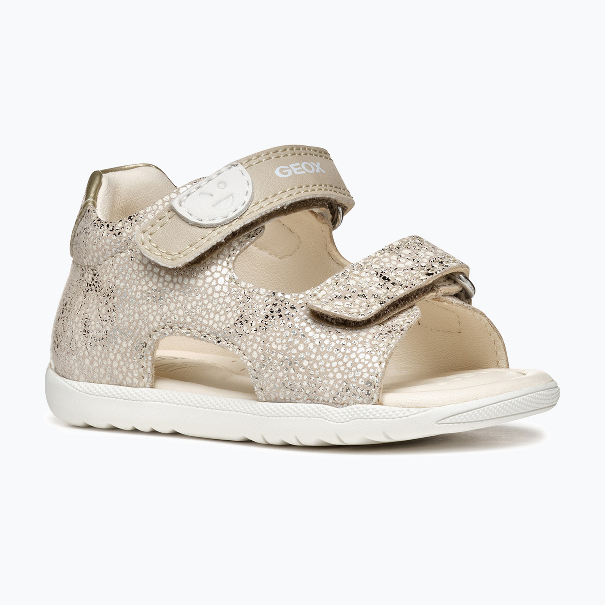 Detské sandále Geox Macchia white/gold (Macchia B254WA0MABCC5379)