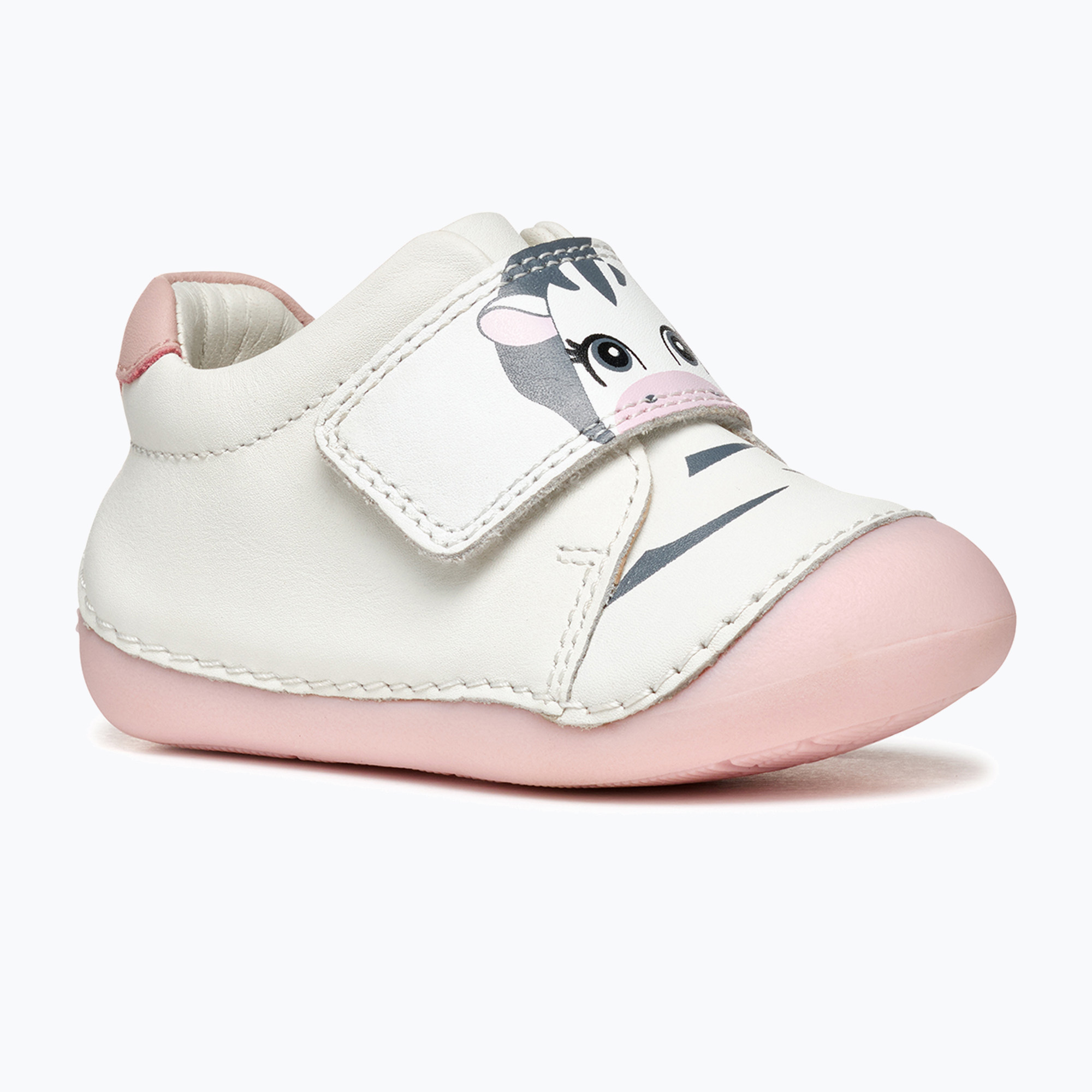 Detské topánky Geox Tutim white/rose (Tutim B3540B00085C0674)