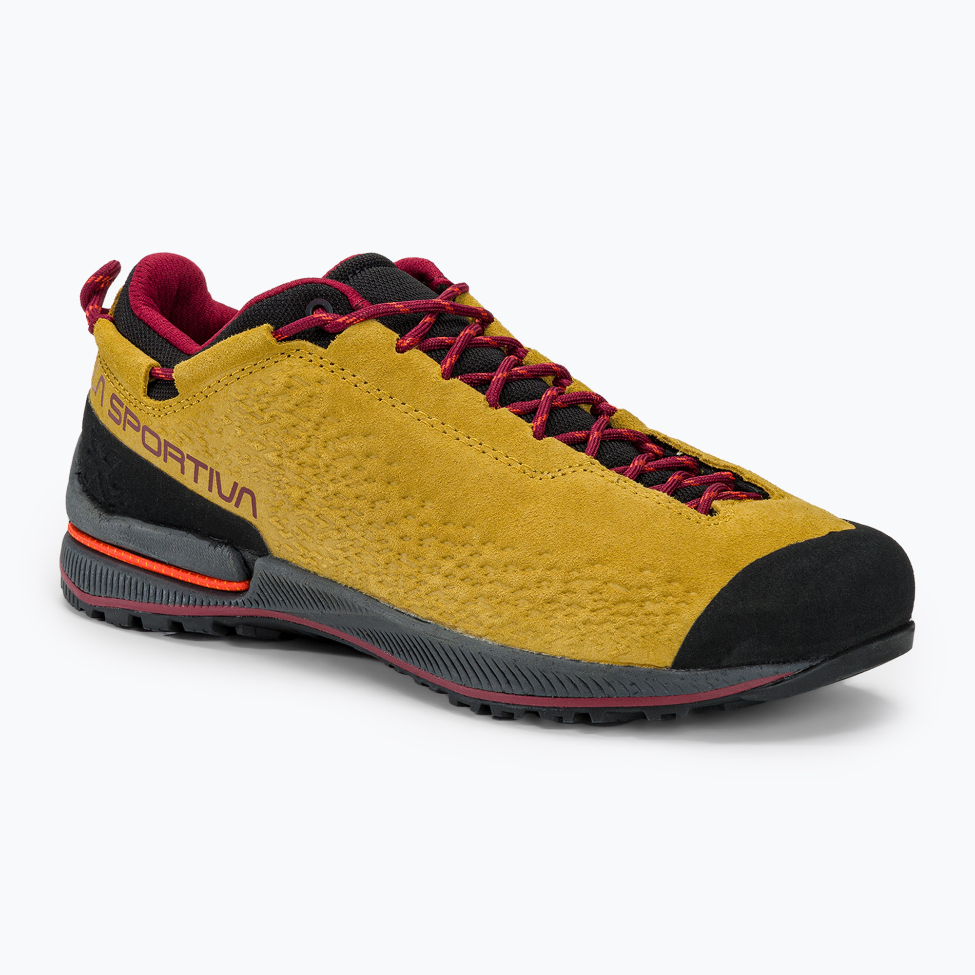 Pánska prístupová obuv La Sportiva TX2 Evo Leather savana/sangria (TX2 Evo Leather 27X732320)