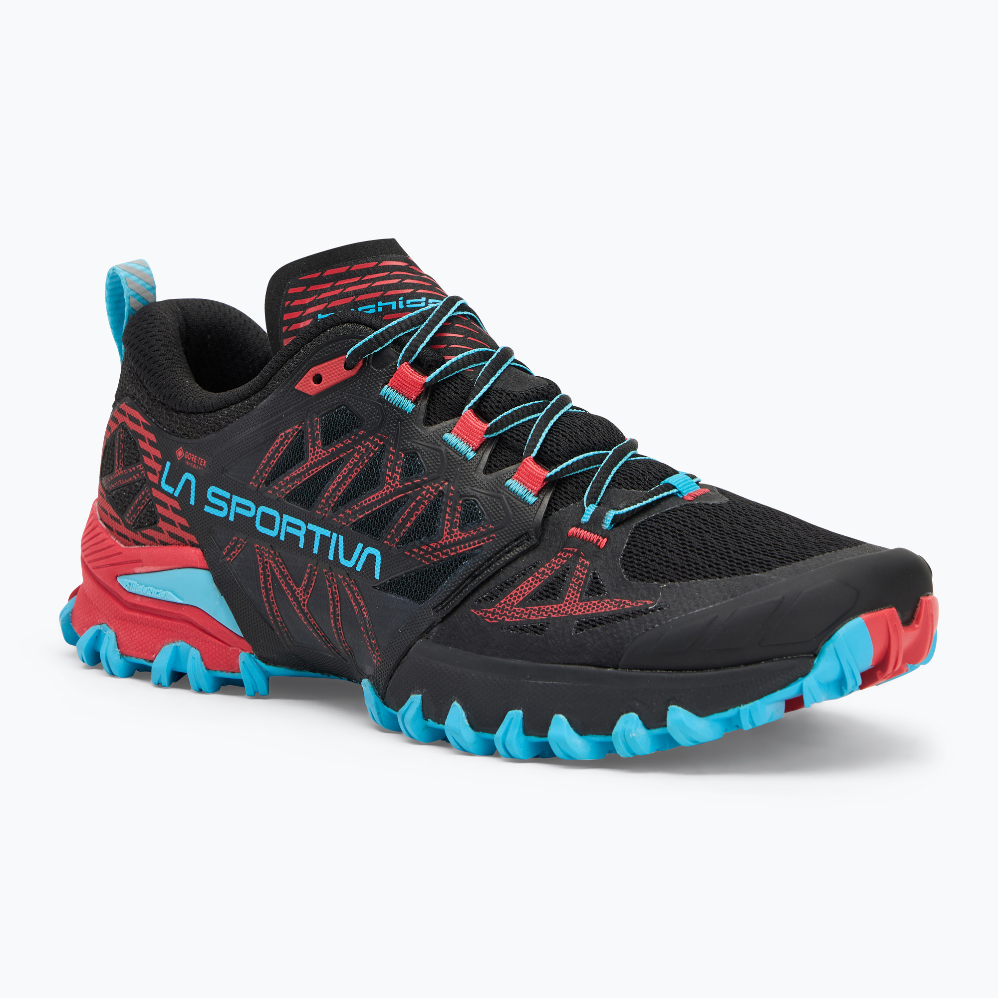 Dámska bežecká obuv La Sportiva Bushido III GTX black/ hibiscus (Bushido III GTX ZFSR089999402)