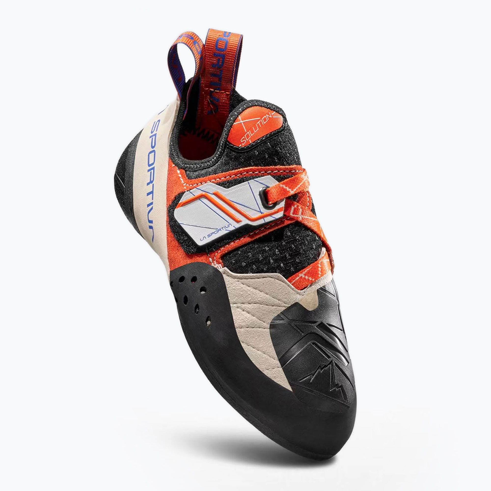 Dámska lezecká obuv La Sportiva Solution white/lily orange (Solution ZFCS057W00O03)