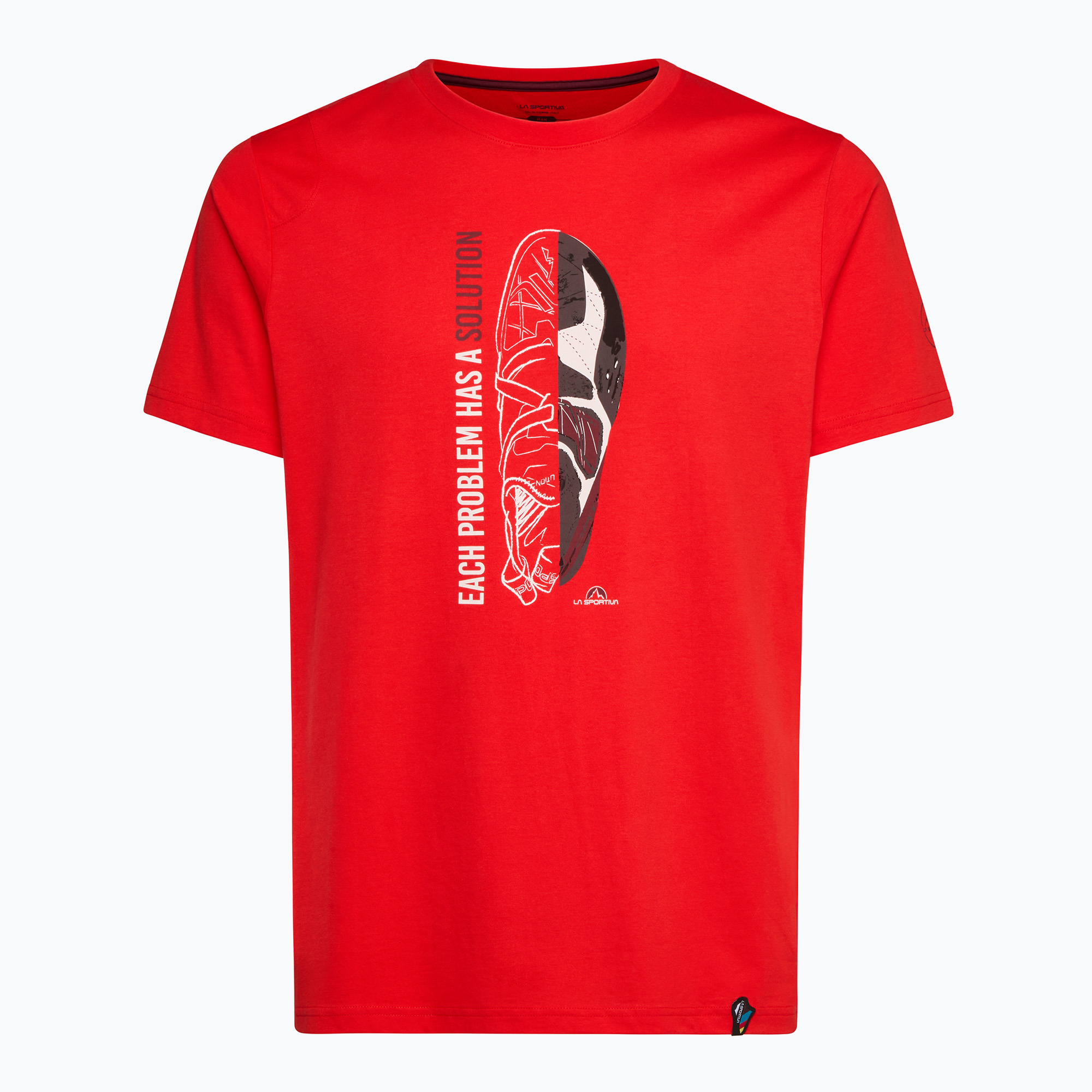 Pánske tričko La Sportiva Solution mountain red (Solution ZFCS056324324)