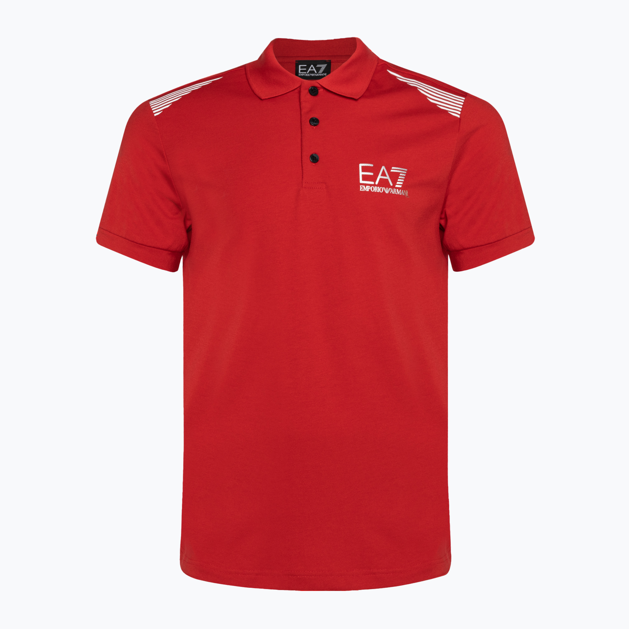 Pánske polo tričko EA7 Emporio Armani Train 7 Lines salsa