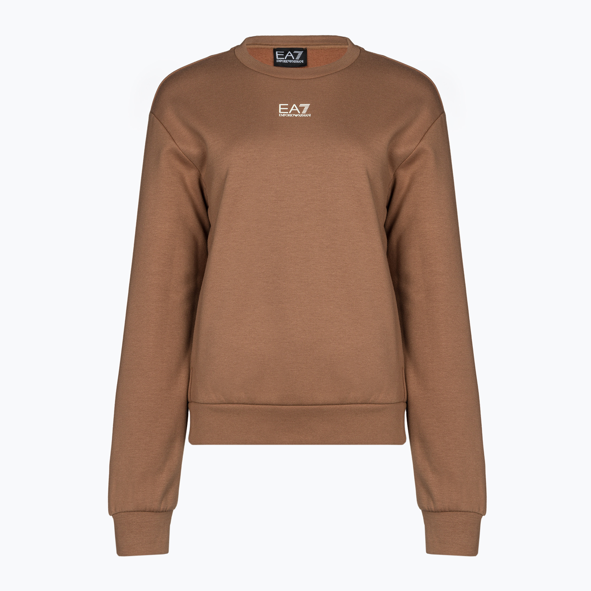 Dámska mikina EA7 Emporio Armani Train Logo Series T-Top Essential tan (Train Logo Series T-Top CN Essential 3DTM20-TJQLZ)