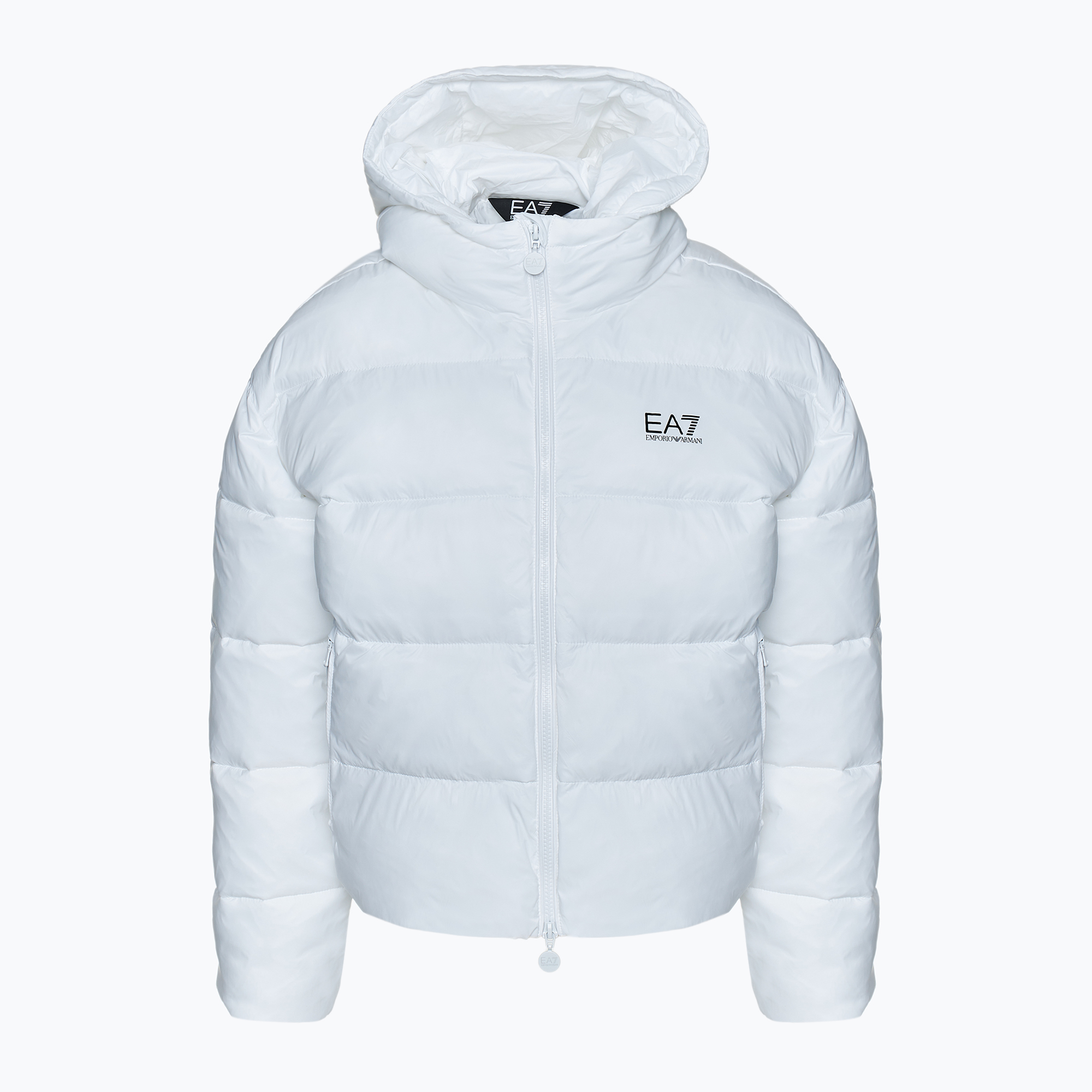 Dámska bunda EA7 Emporio Armani Train Shiny ECO Extra Padded Bomberka white (Train Shiny ECO Extra Padded Bomberka TNGPZ-6DTB17-0186)