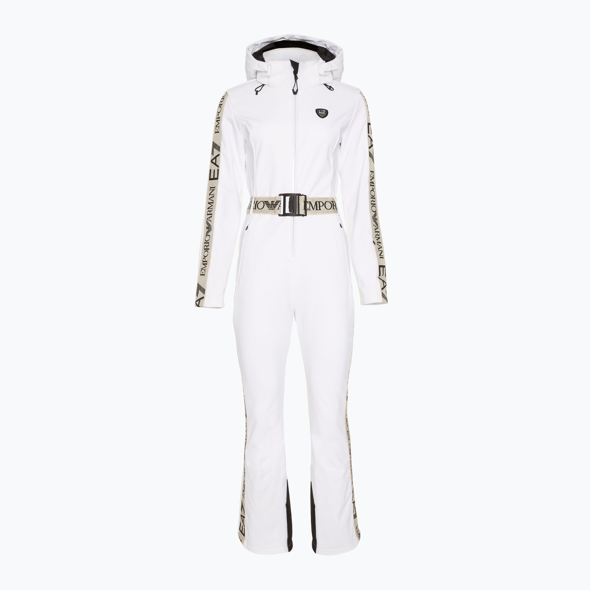 Dámska lyžiarska kombinéza EA7 Emporio Armani Ski Kitzbuhel Softshell white