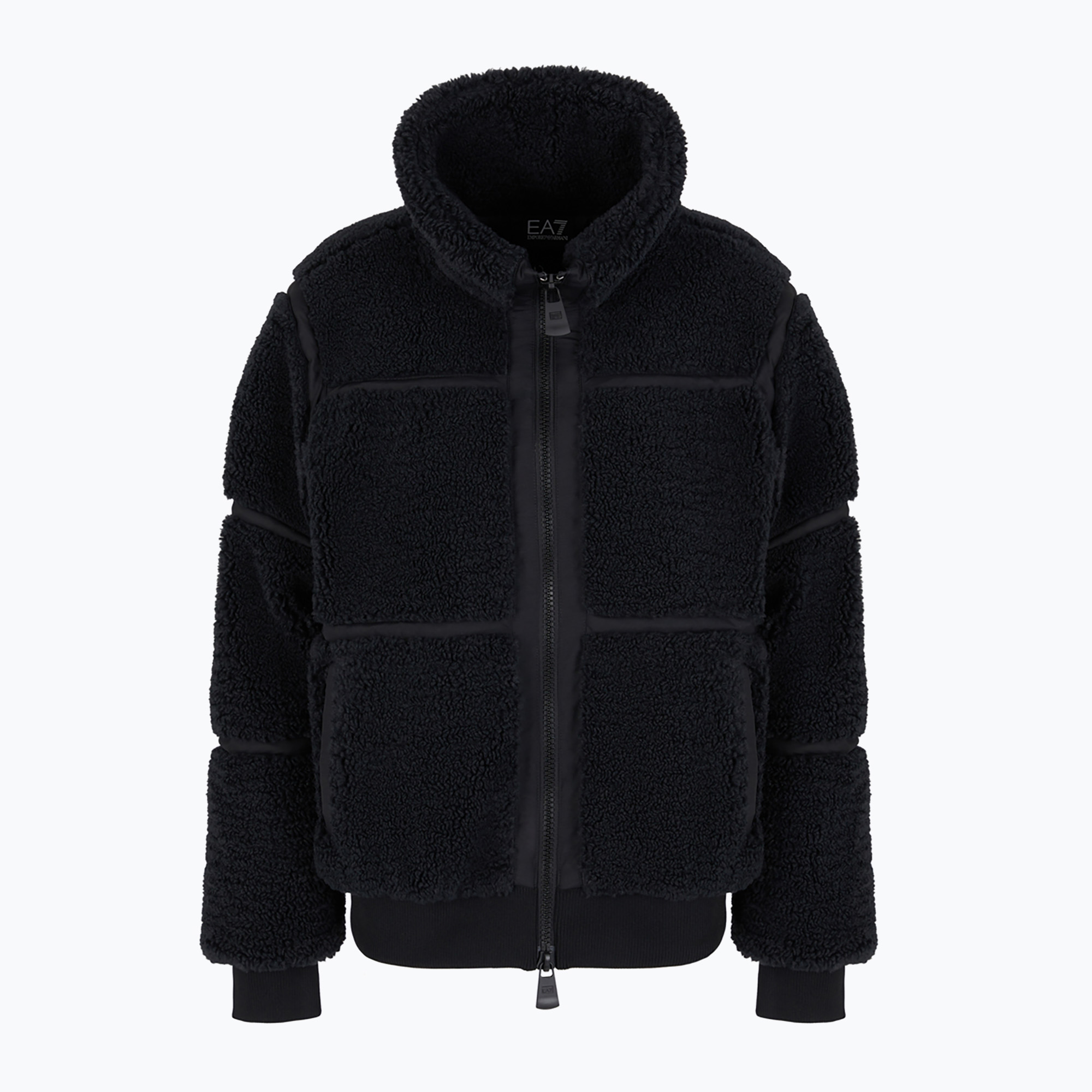 Dámska bunda EA7 Emporio Armani Train Contemporary Sport Teddy black (Train Contemporary Sport Teddy Bomberka TNGEZ-6DTB07-1200)